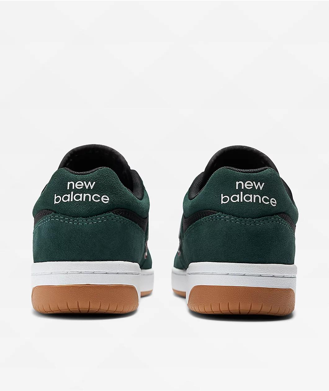 New Balance Numeric 480 Jamie Foy Forest Green & Black Skate Shoes Product Image