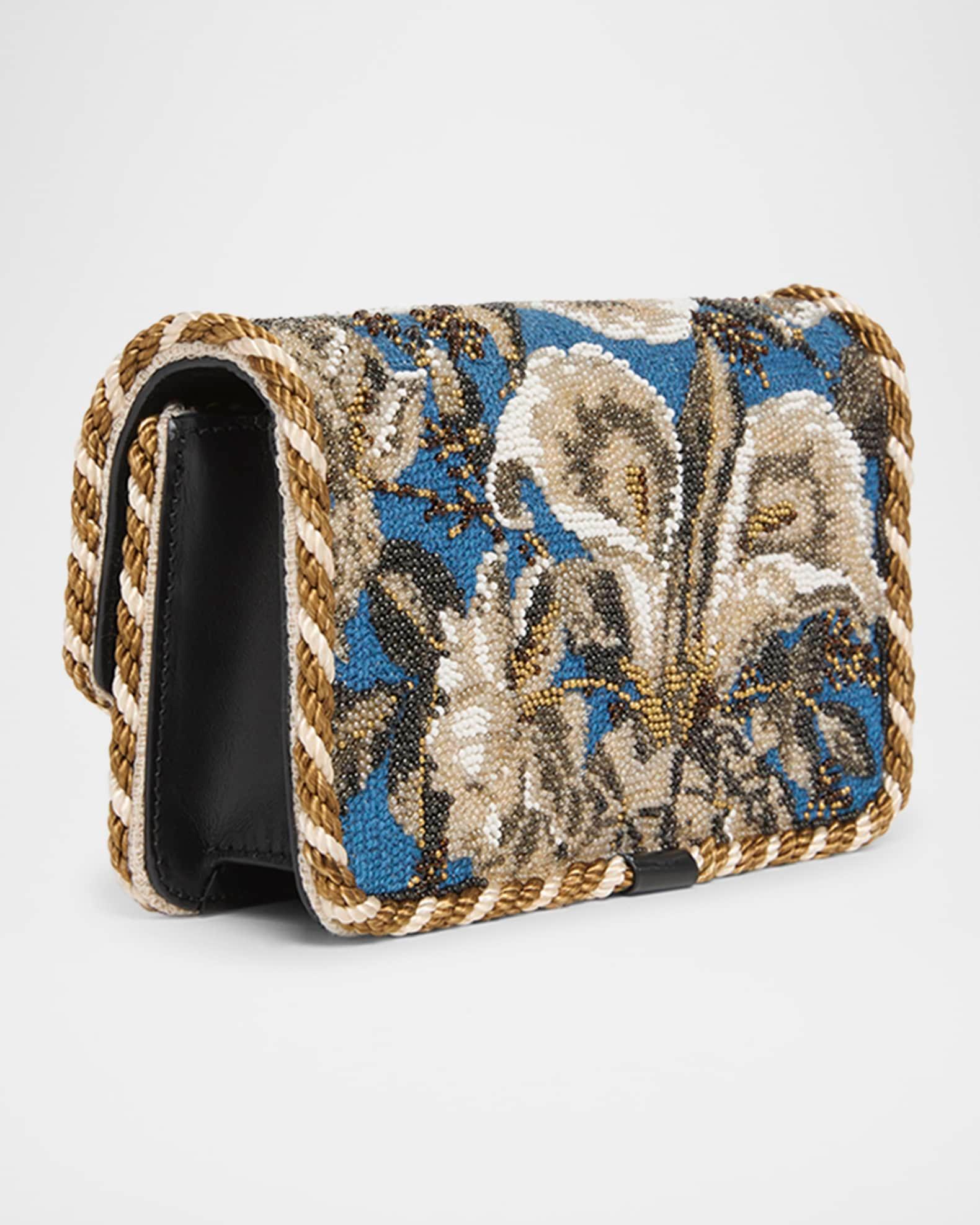 Vain Small Floral Beaded Clutch Bag Product Image