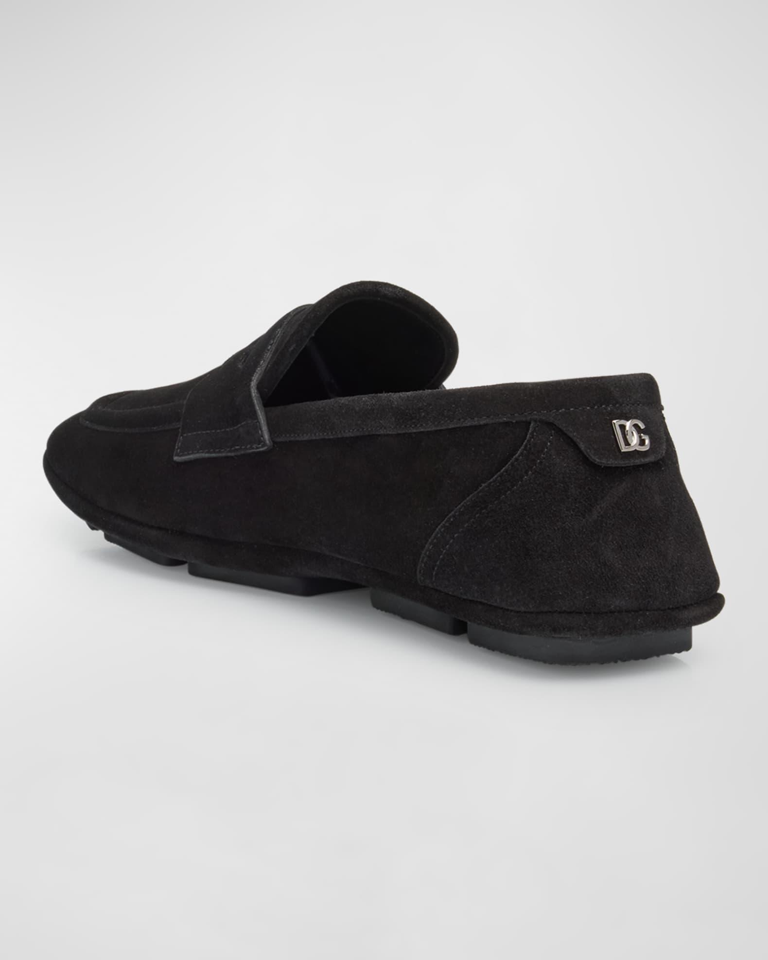 Men's Formale Suede Penny Loafers Product Image