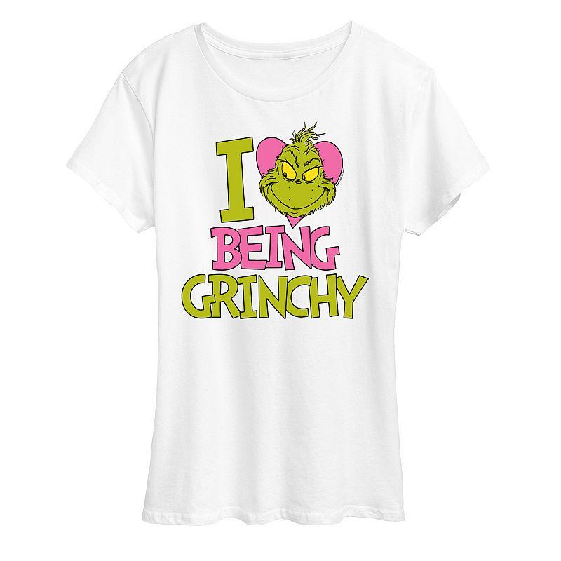 Women's Grinch I Love Being Grinchy Graphic Tee,  Product Image