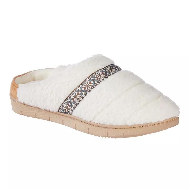 isotoner Clara Berber Memory Foam Women's Clog Slippers,  Product Image