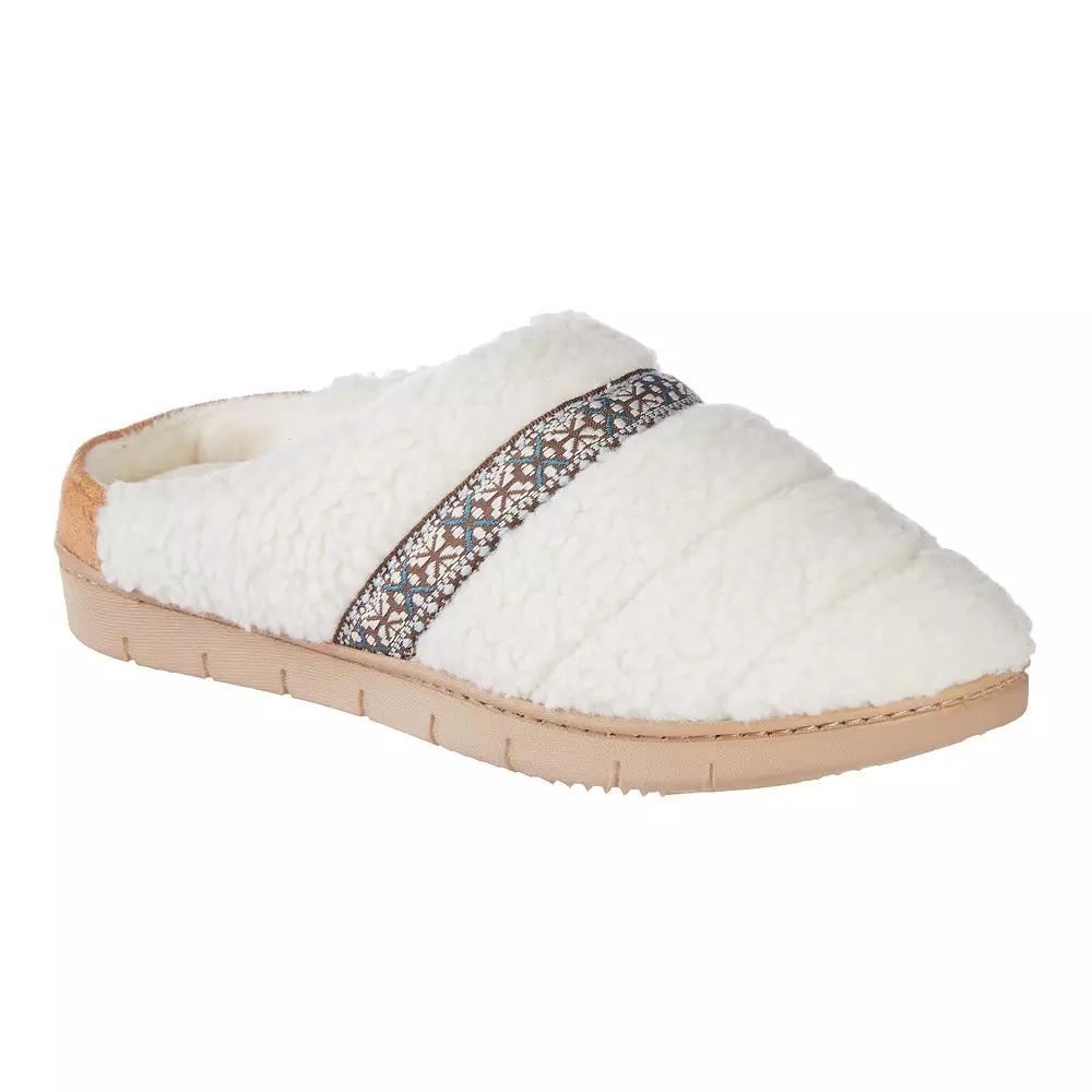 isotoner Clara Berber Memory Foam Women's Clog Slippers,  Product Image