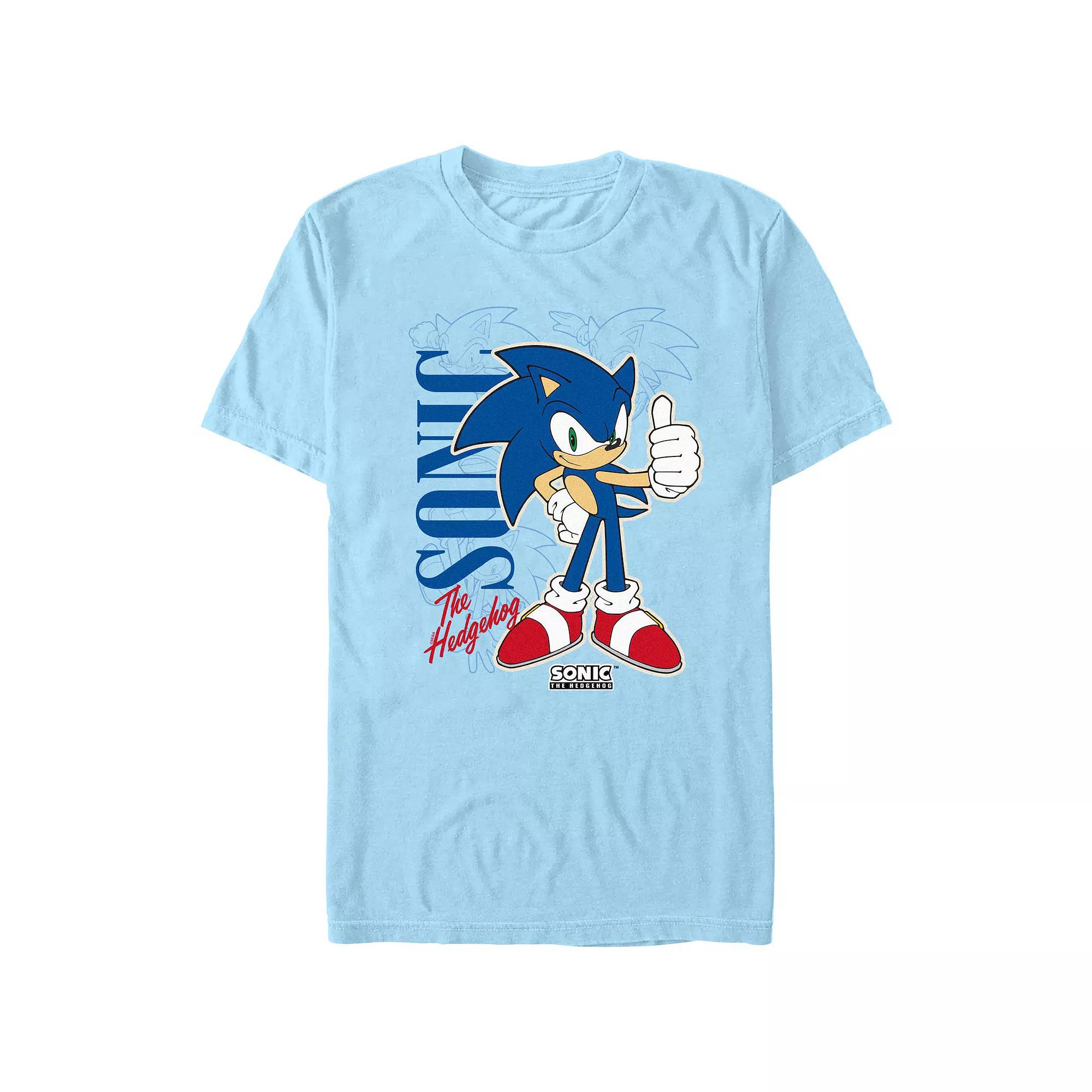 Men's Sonic The Hedgehog Poster Graphic Tee,  Product Image