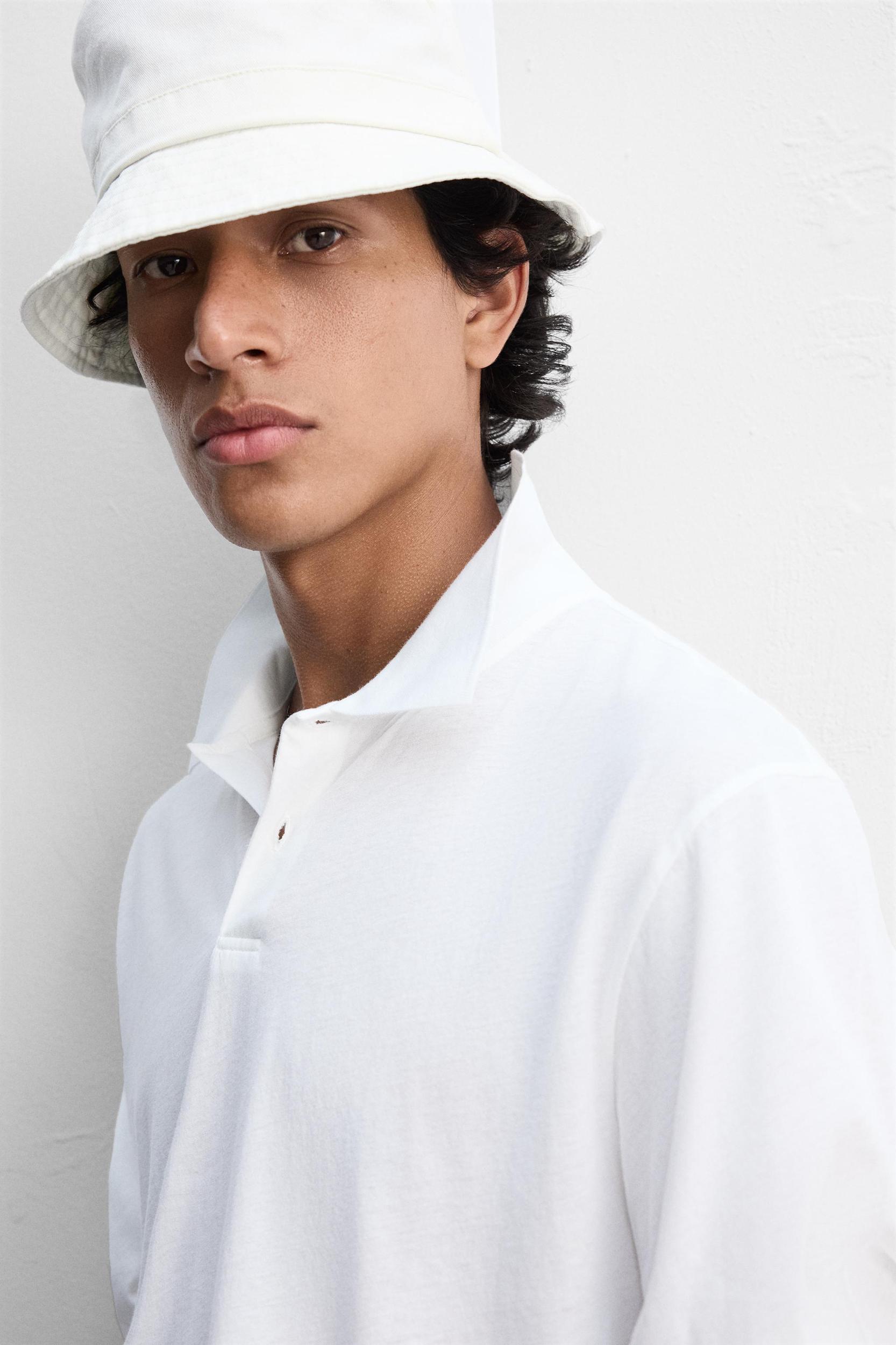 LIGHTWEIGHT COTTON POLO SHIRT Product Image