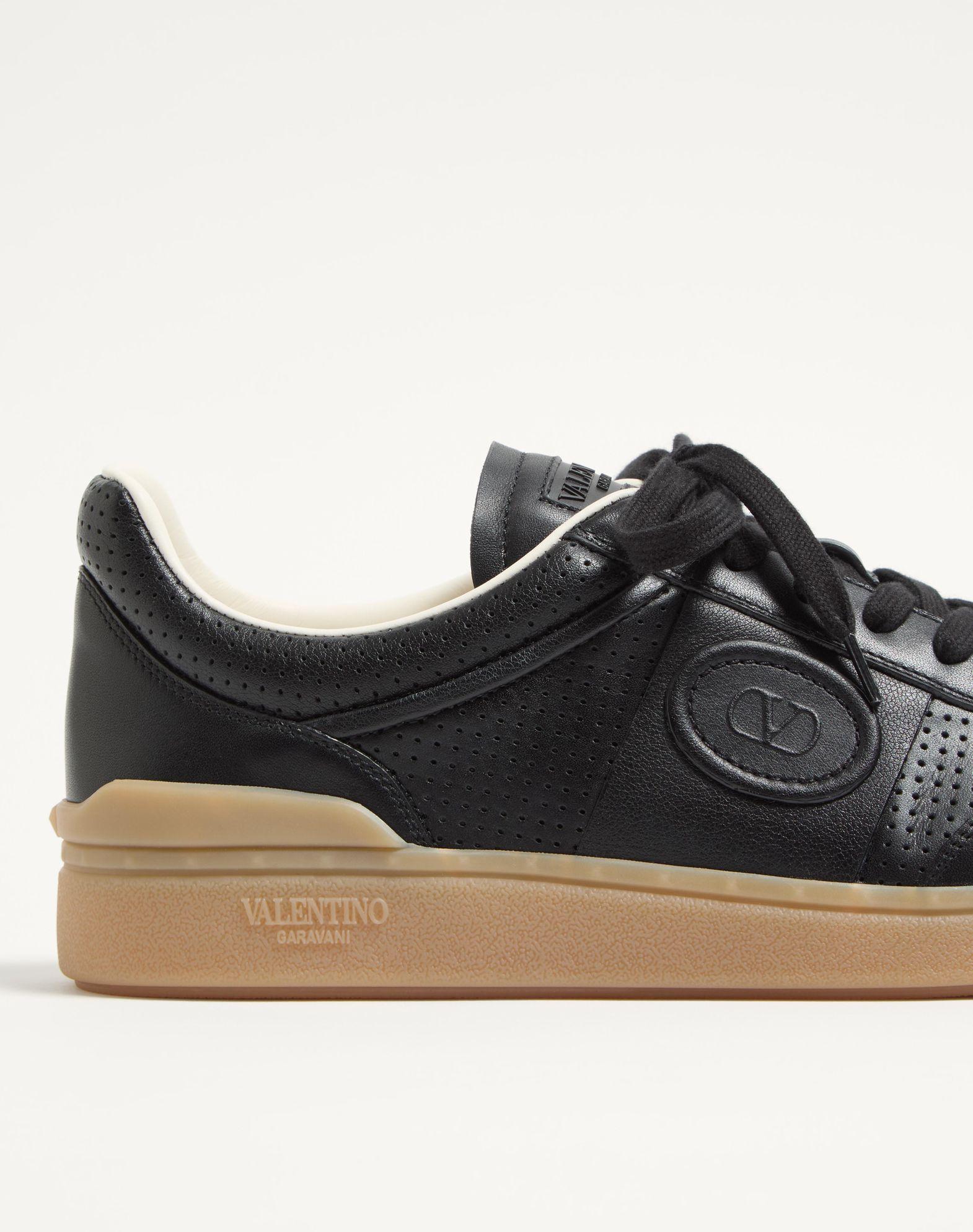 Upvillage Low-Top Sneaker In Perforated Nappa Leather Product Image