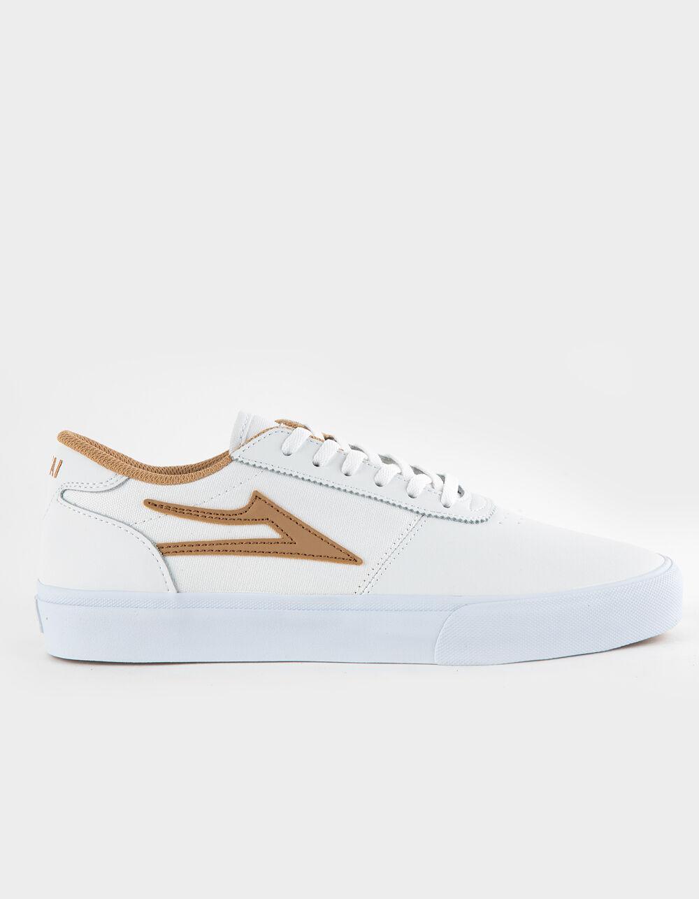 LAKAI Manchester Mens Shoes - WHT/KHAKI Product Image