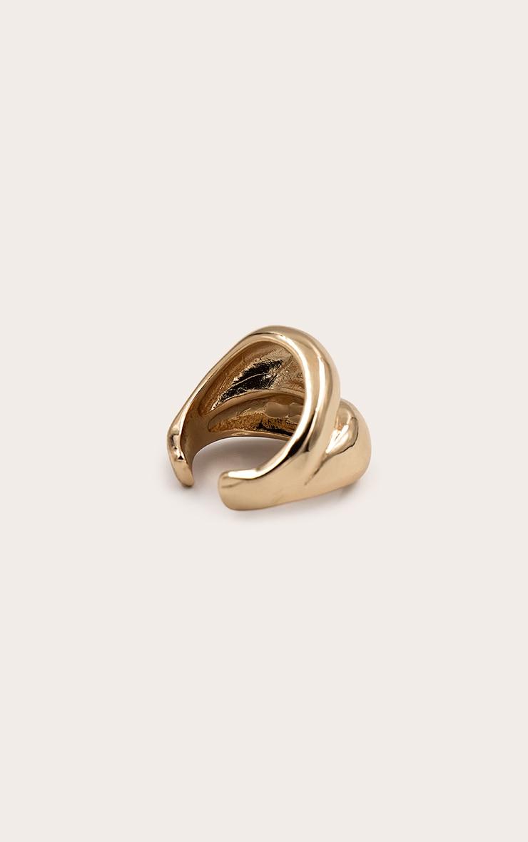 Gold Double Loop Ring Product Image