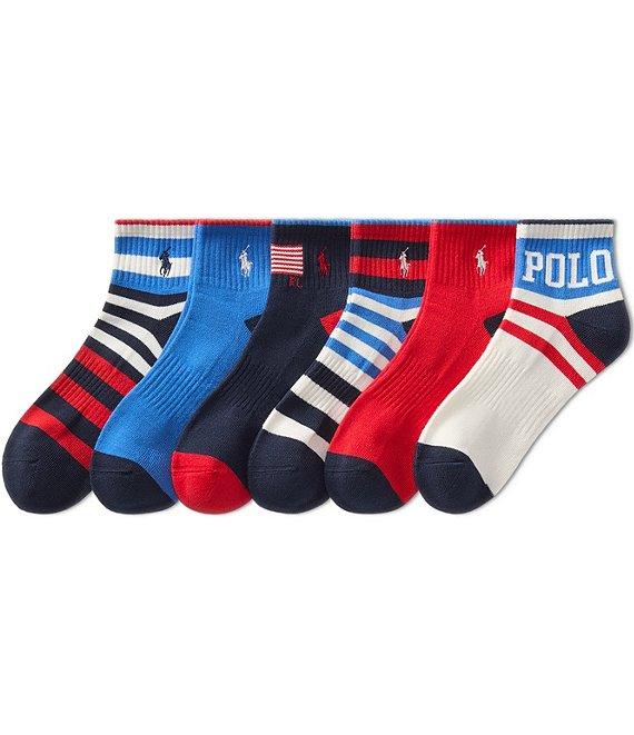 Polo Ralph Lauren Polo USA Quarter 6-Pack Socks Product Image