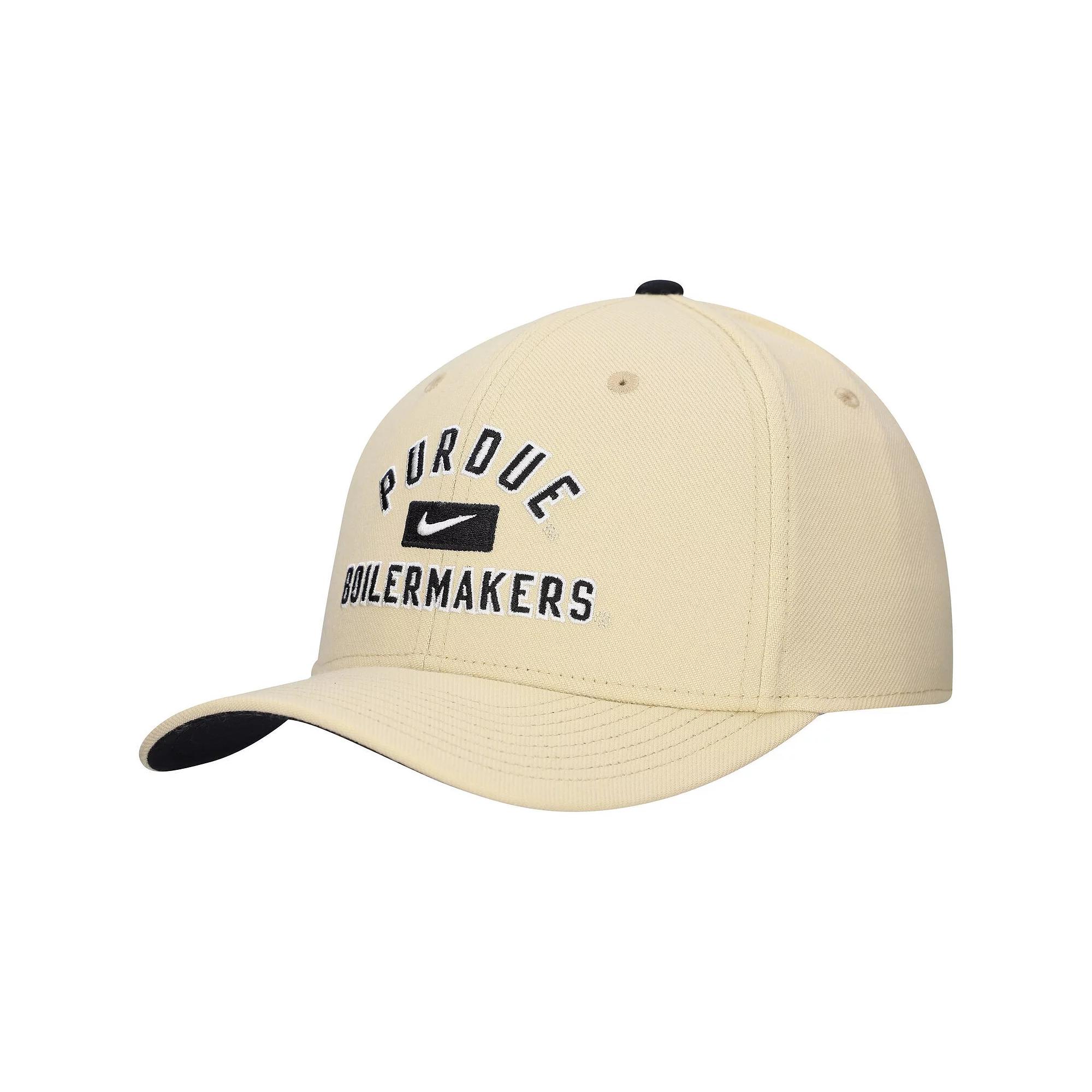 Men's Nike Gold Purdue Boilermakers Rise Flex Hat,  Product Image