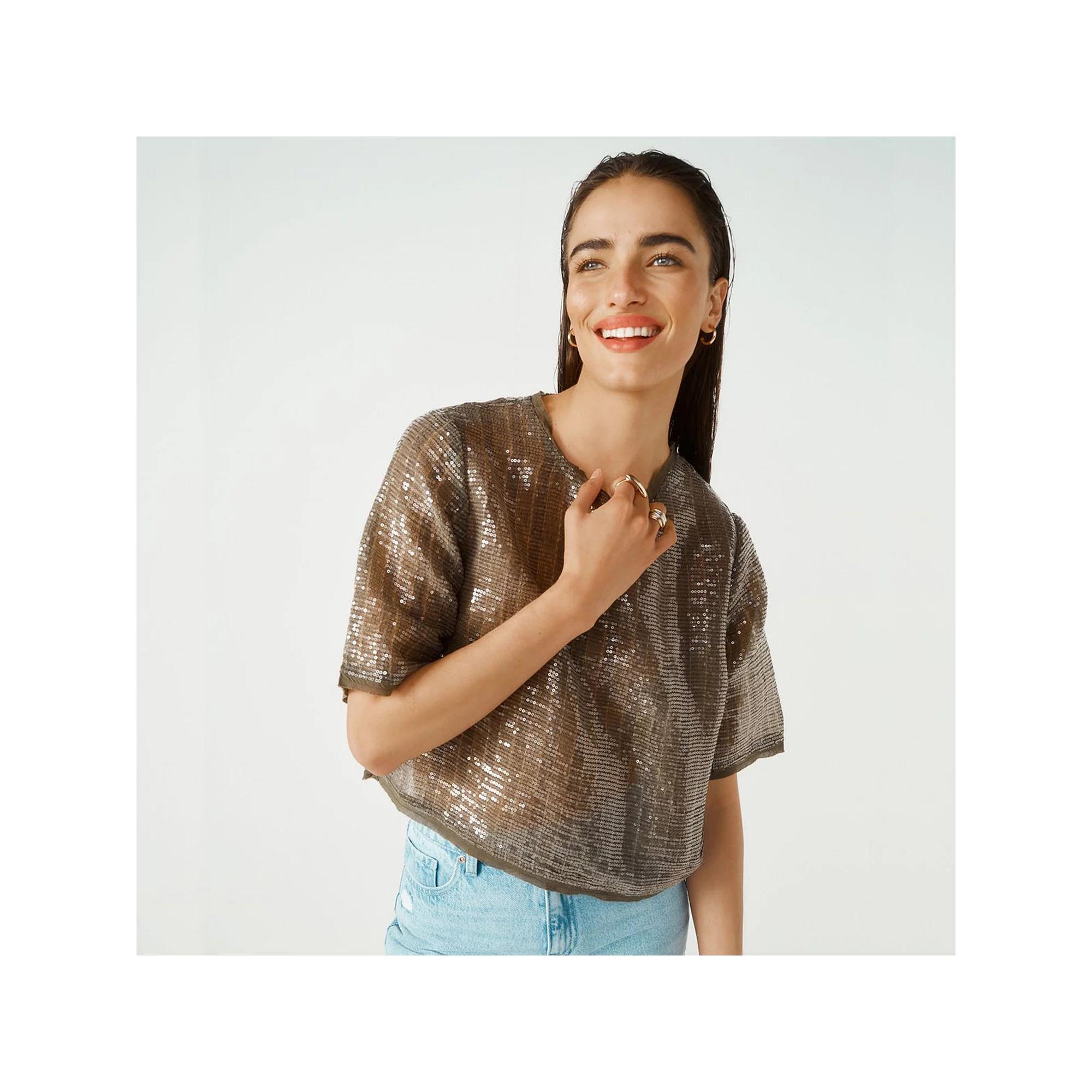 Women's NEXT Sequin Tee,  Product Image