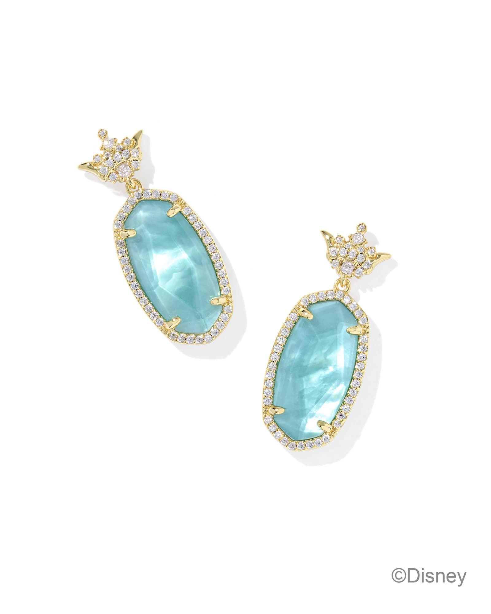 Disney | Kendra Scott Dana Princess Gold Drop Earrings Product Image