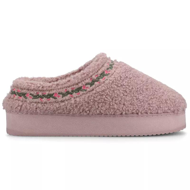 Journee Pallmer Women's Cushioned Clog Sippers,  Product Image