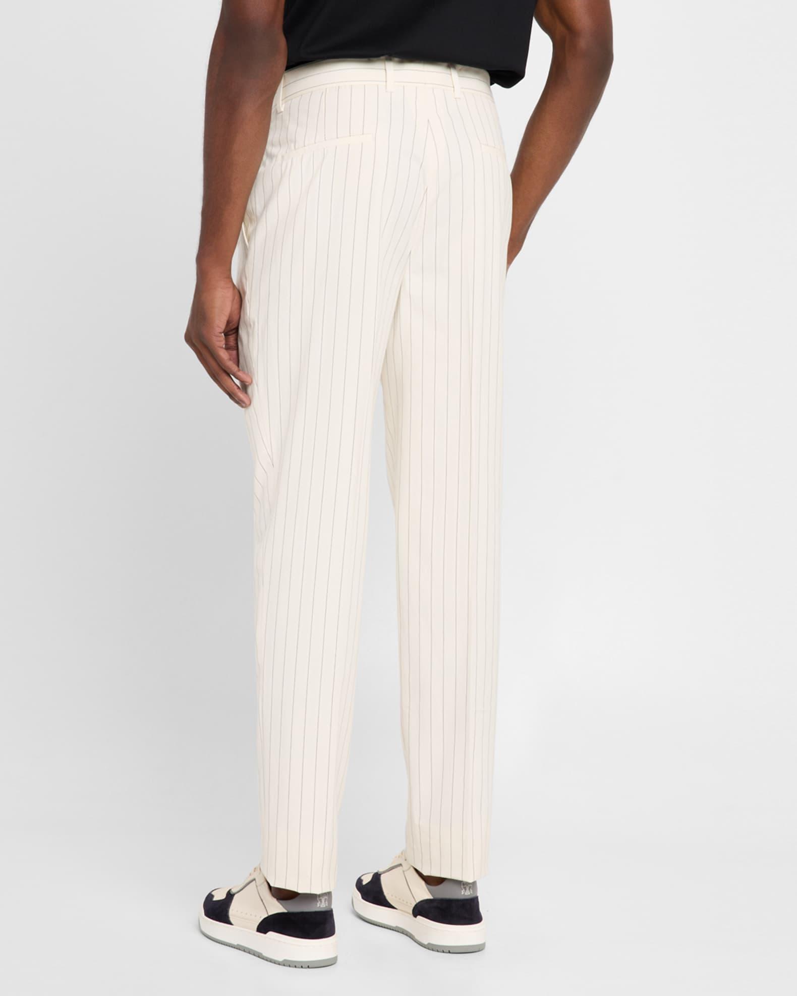 Men's Pinstripe Single-Pleated Pants Product Image