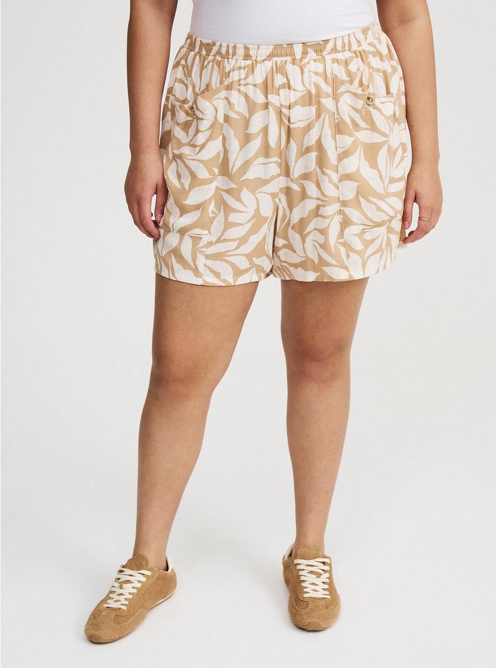 Pull-On High-Rise Cargo Short Product Image