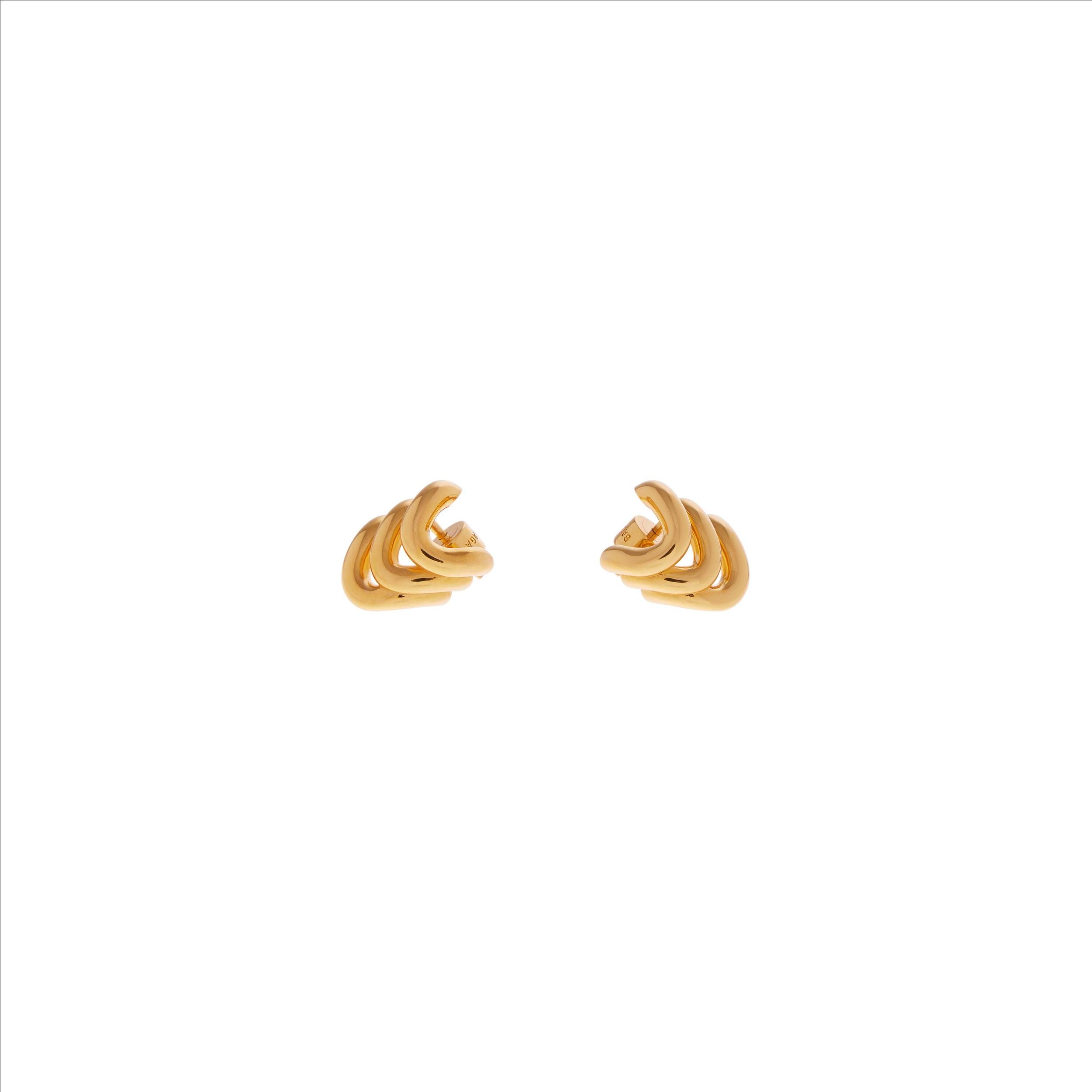 Women's Loop Trio Earrings  in Gold Product Image