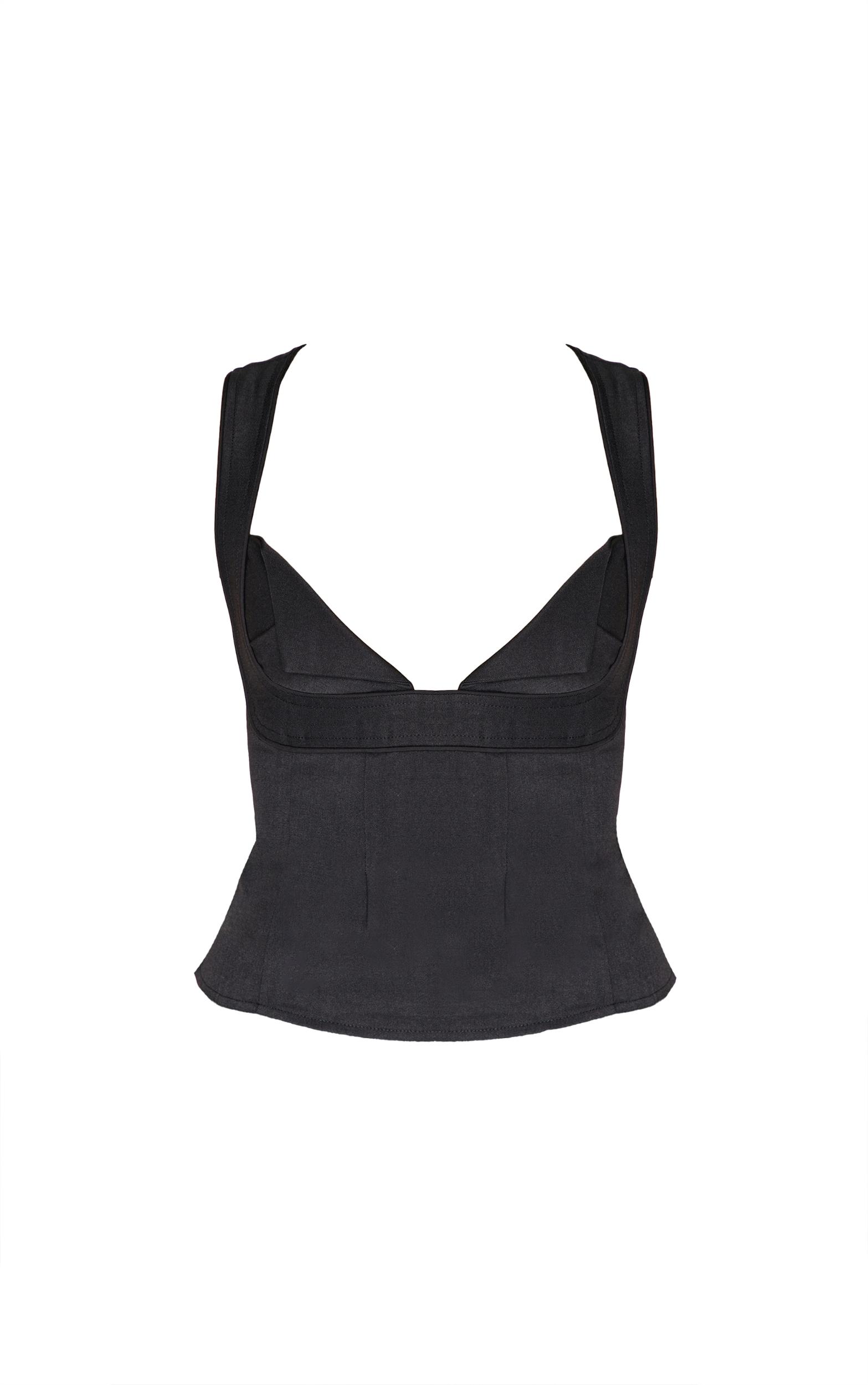 Black Layered Corset Product Image