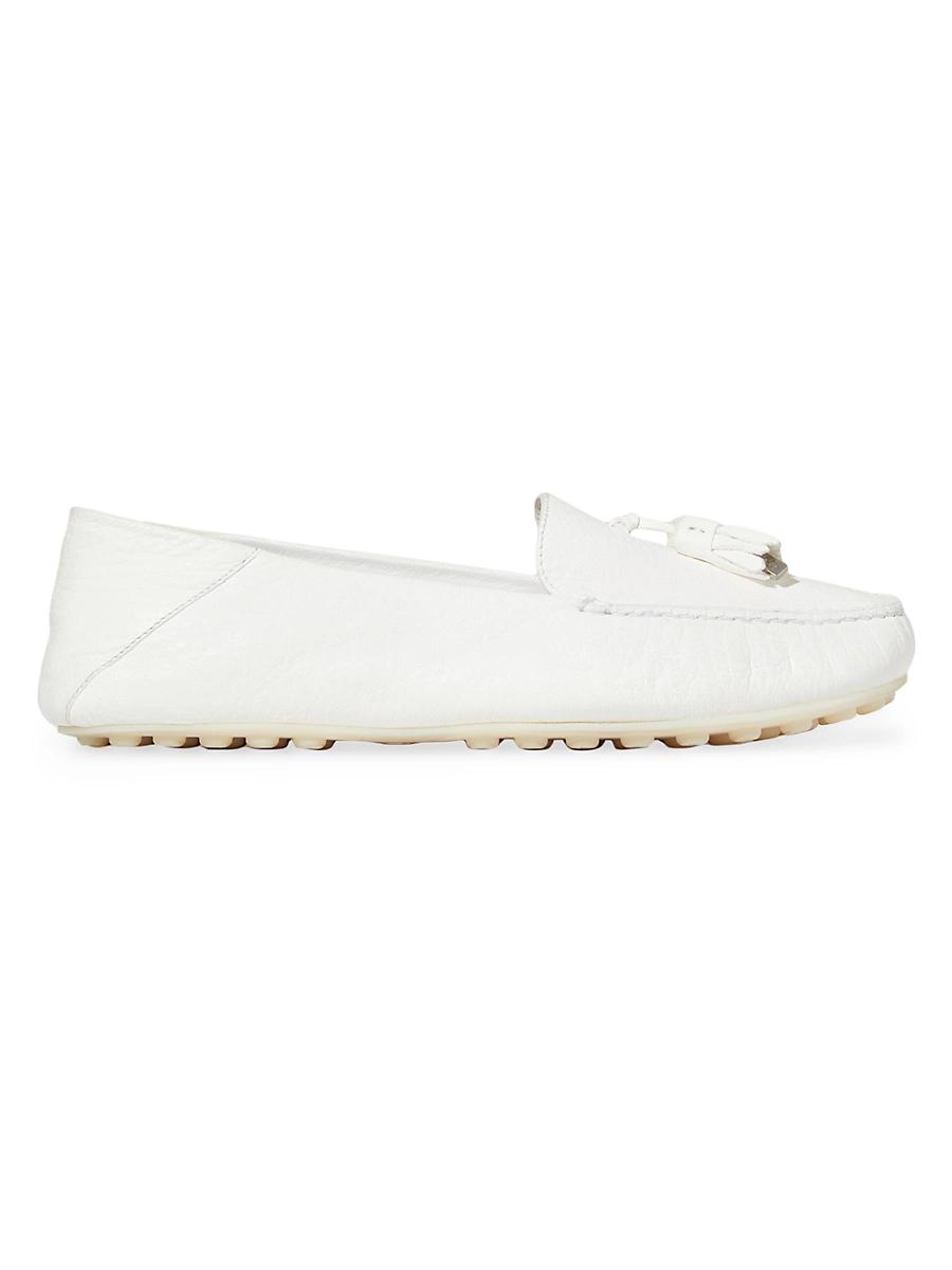 Leather Tassel Moccasin Driver Loafers Product Image