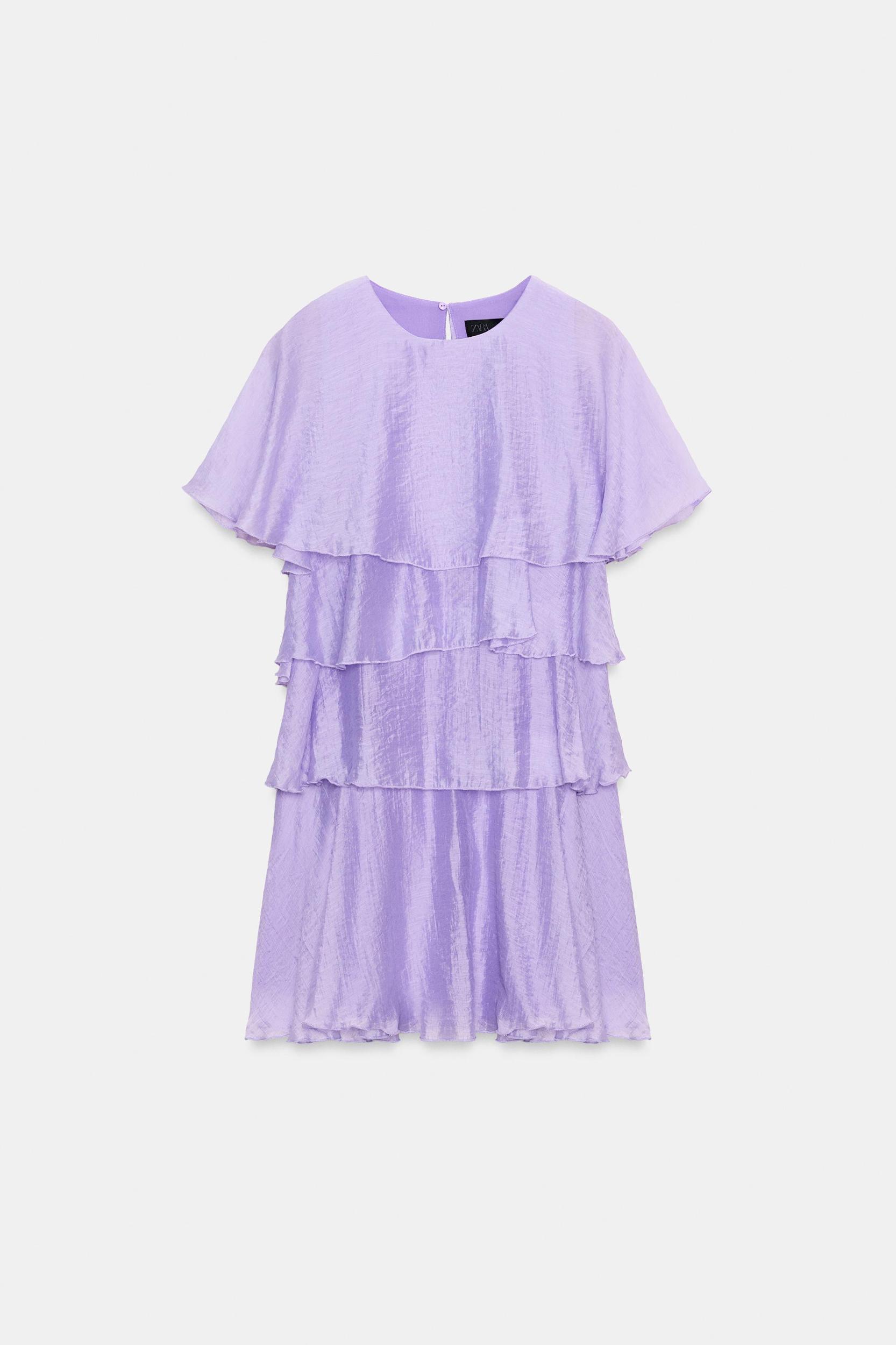 RUFFLED MINI DRESS Product Image