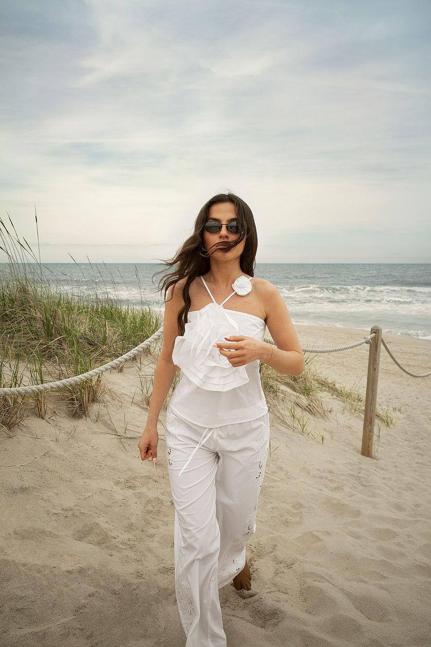 Rose Front Detail Top Product Image