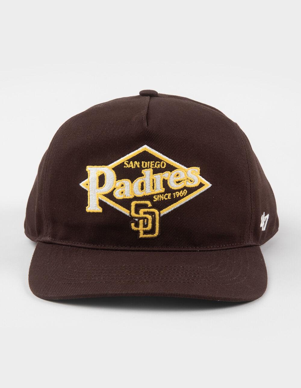 47 BRAND San Diego Padres Golden Diamond '47 Hitch Snapback Hat - BROWN Product Image