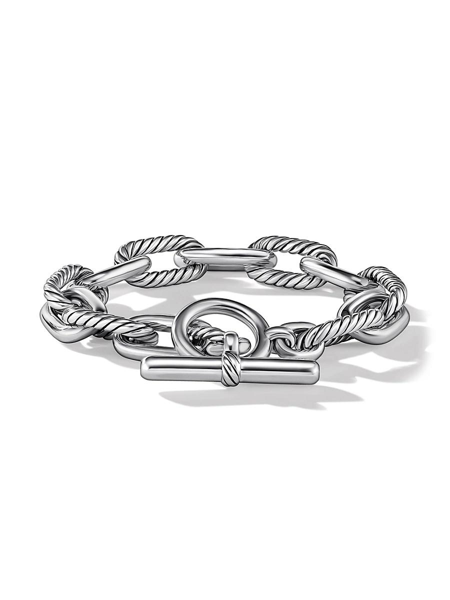 Womens DY Madison Sterling Silver Toggle Chain Bracelet Product Image