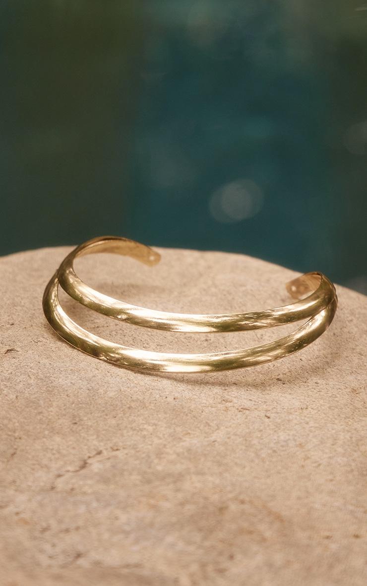 Gold Double Layered Choker Product Image