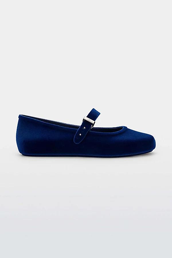Melissa Soft Velvet II Ballerina Flat Womens at Urban Outfitters Product Image