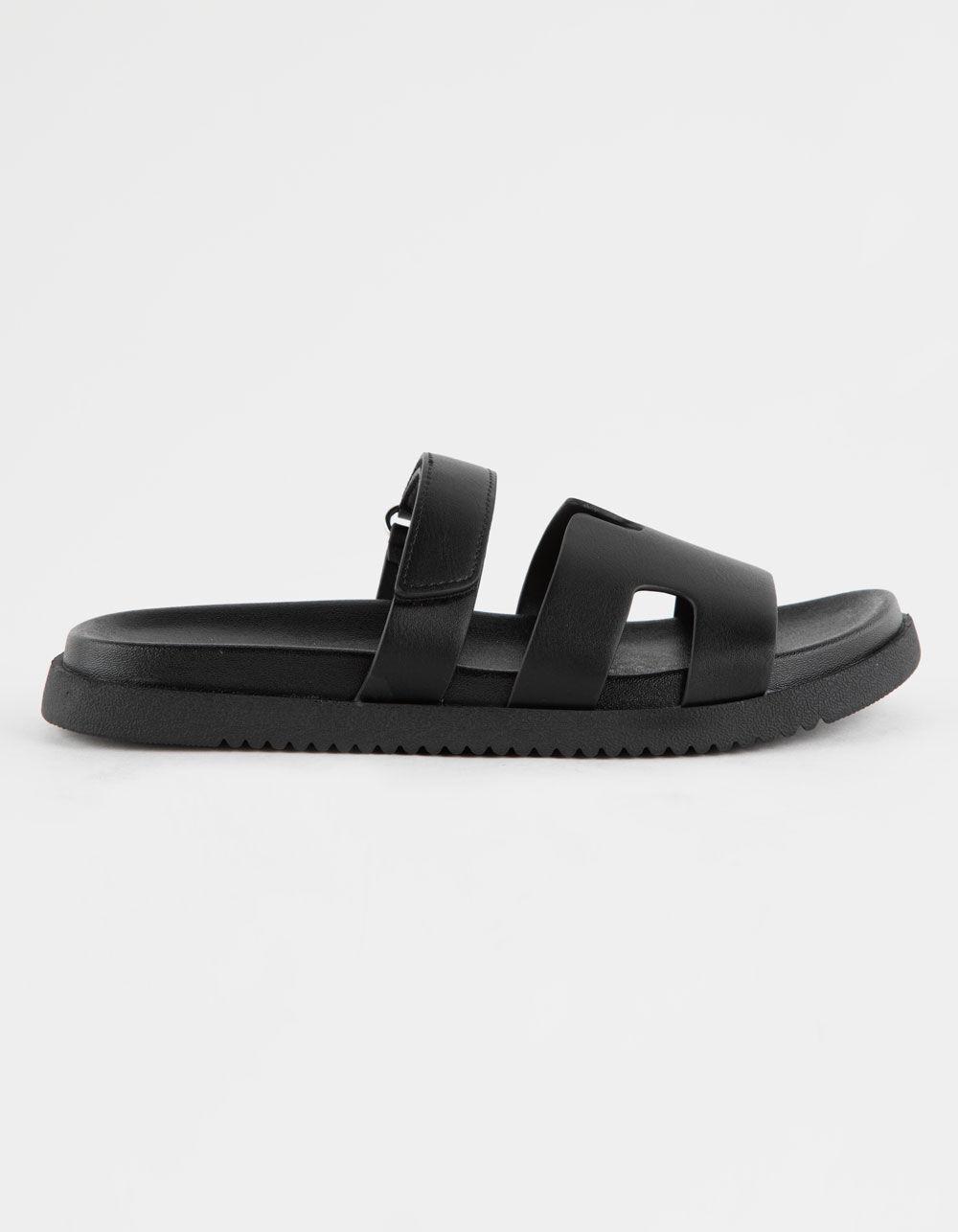 SODA Bianca Womens Slide Sandals - BLACK Product Image