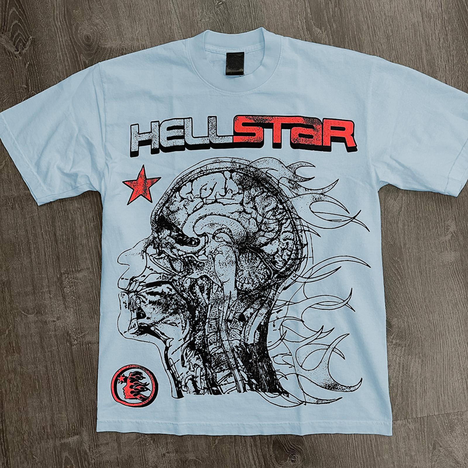 Y2k Vintage Hellstar 1996 Graphic Cotton T-Shirt Product Image