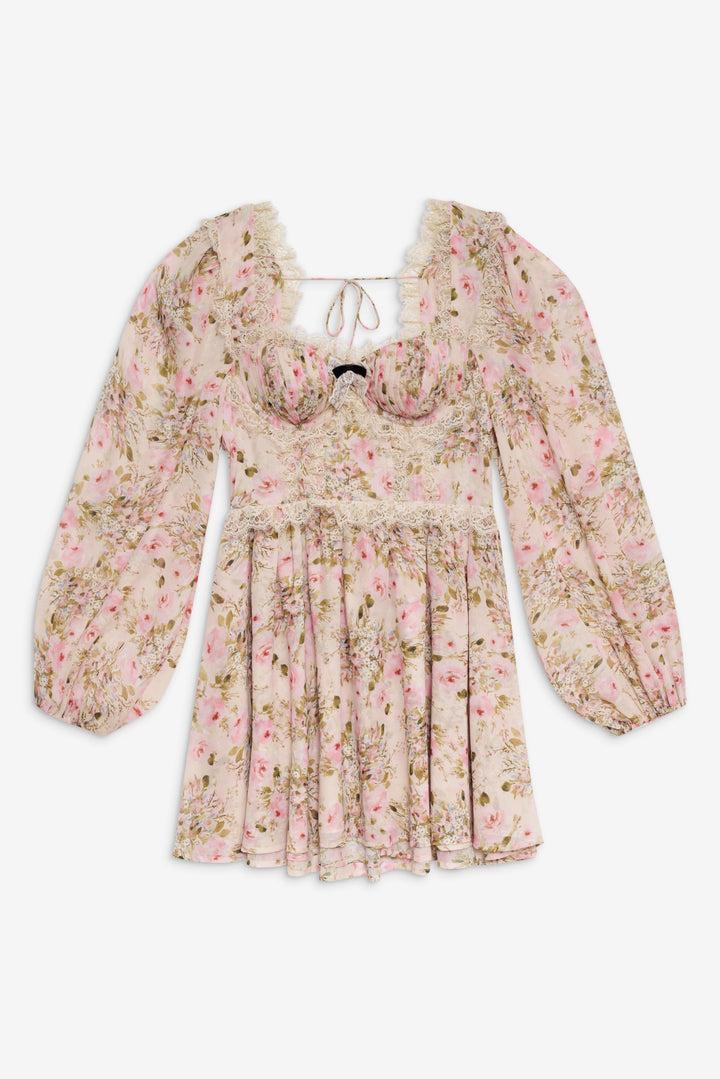 Emmaline Mini Dress — Yellow Product Image