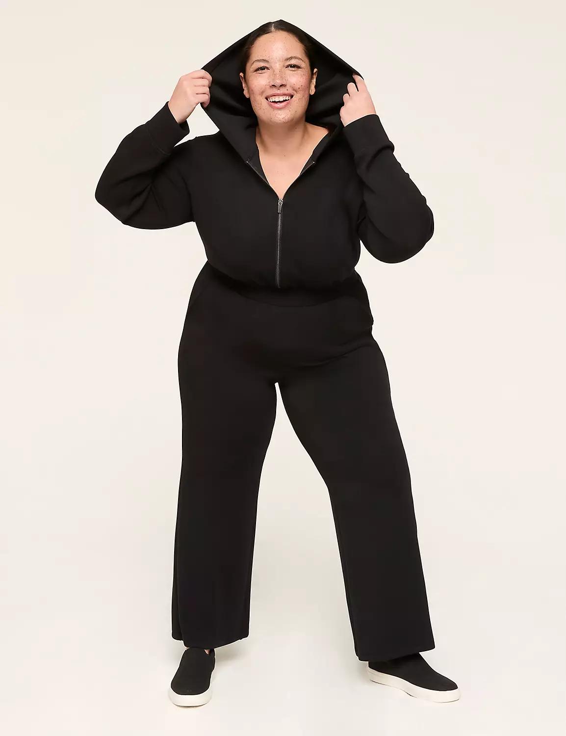 LIVI Hooded Journey Zip-Up Jumpsuit Product Image