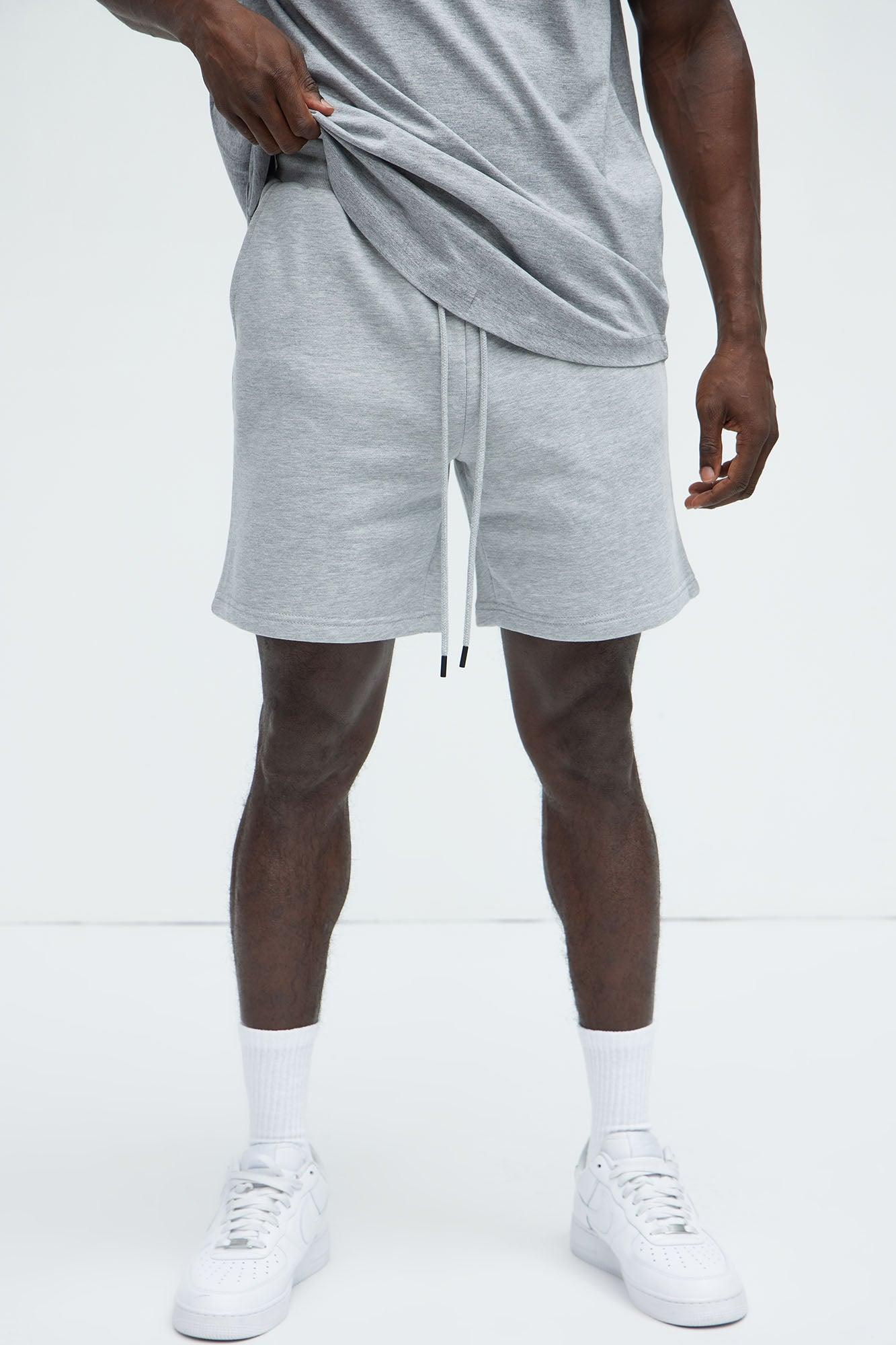 Tyson Sweatshort - Heather Grey Product Image