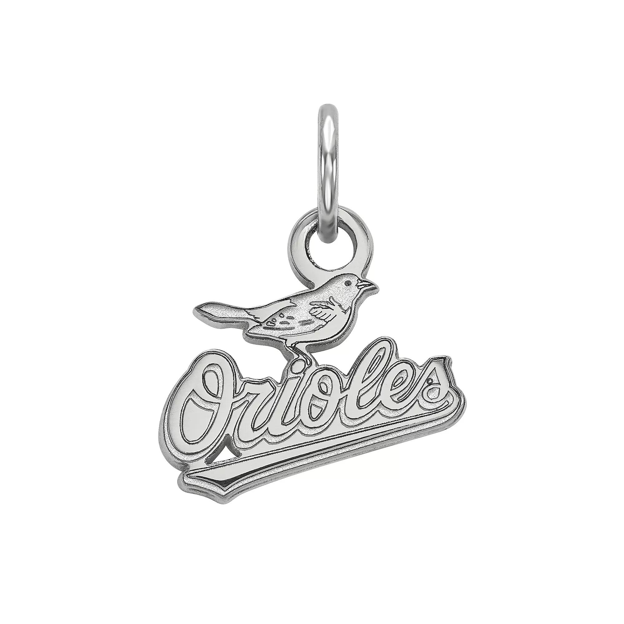 LogoArt Sterling Silver Baltimore Orioles Extra Small Pendant, Women's, Size: 10MM Product Image