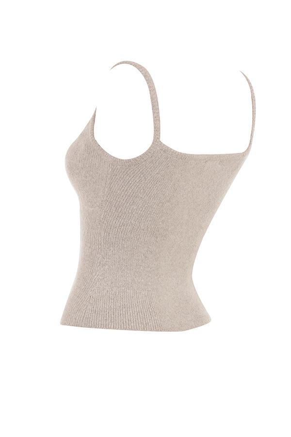 Rumi  opal knit vest top - sale Product Image