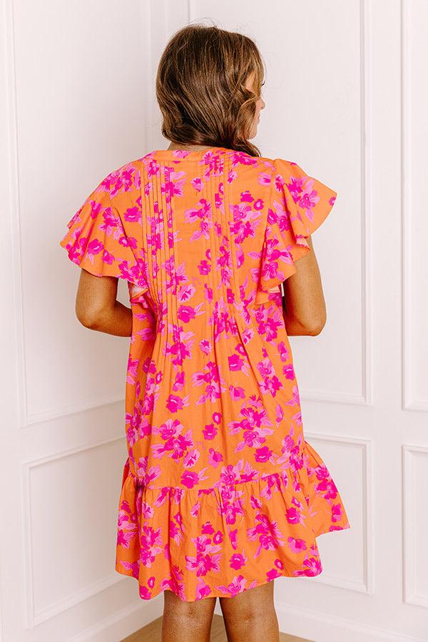 Island Glow Floral Mini Dress Product Image