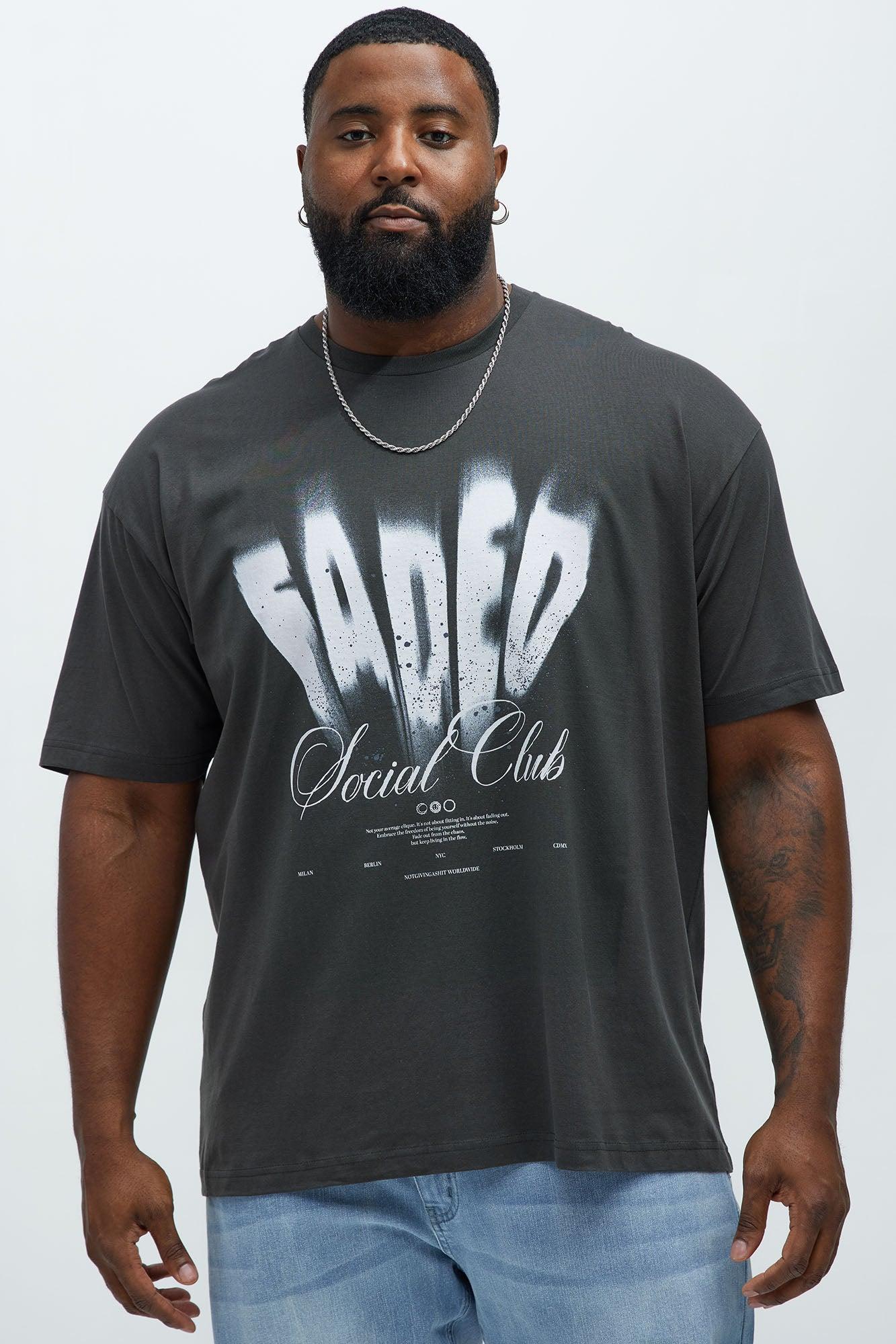 Faded Social Club Short Sleeve Tee - Black Wash Product Image