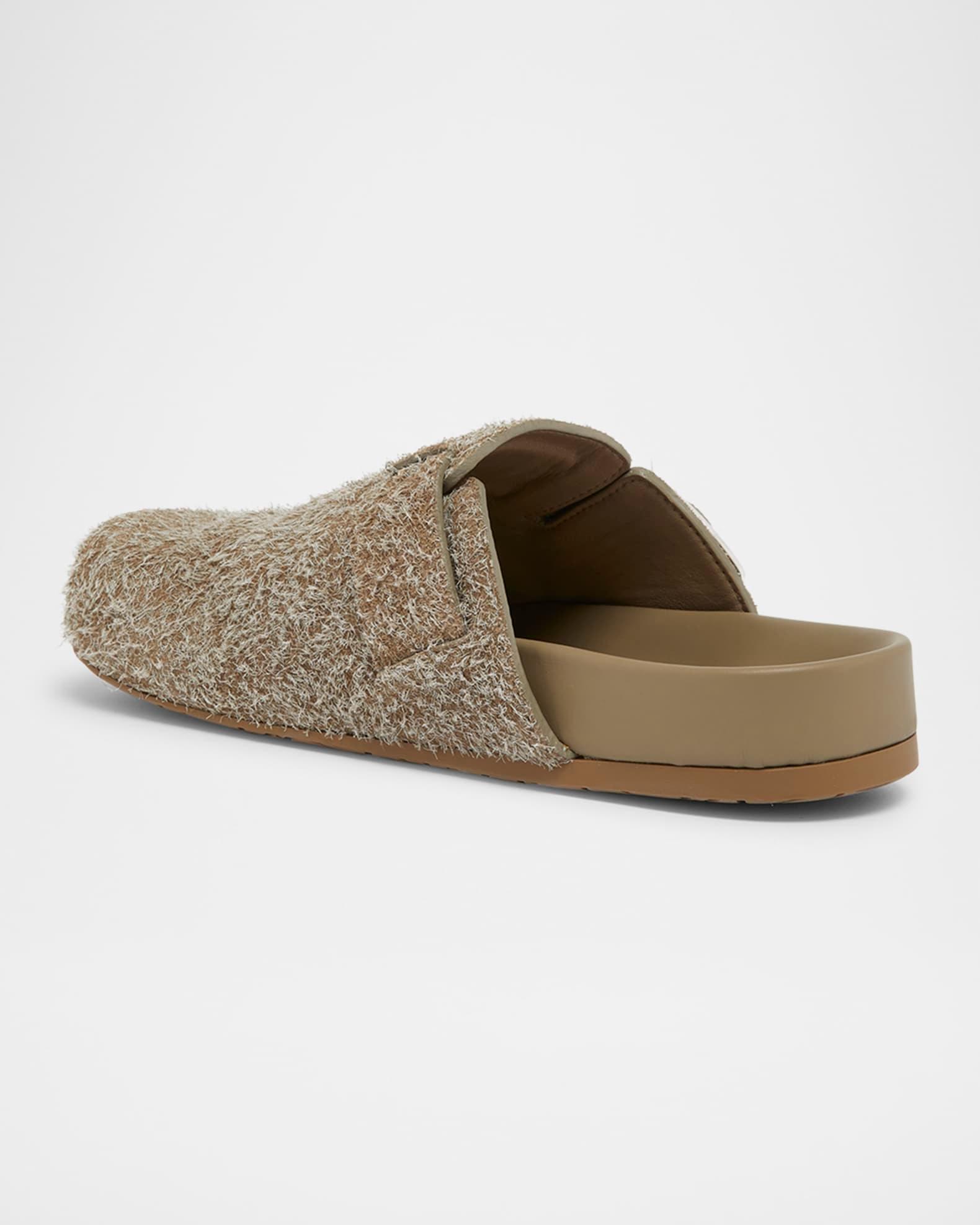 Ease Brushed Suede Buckle Mules Product Image