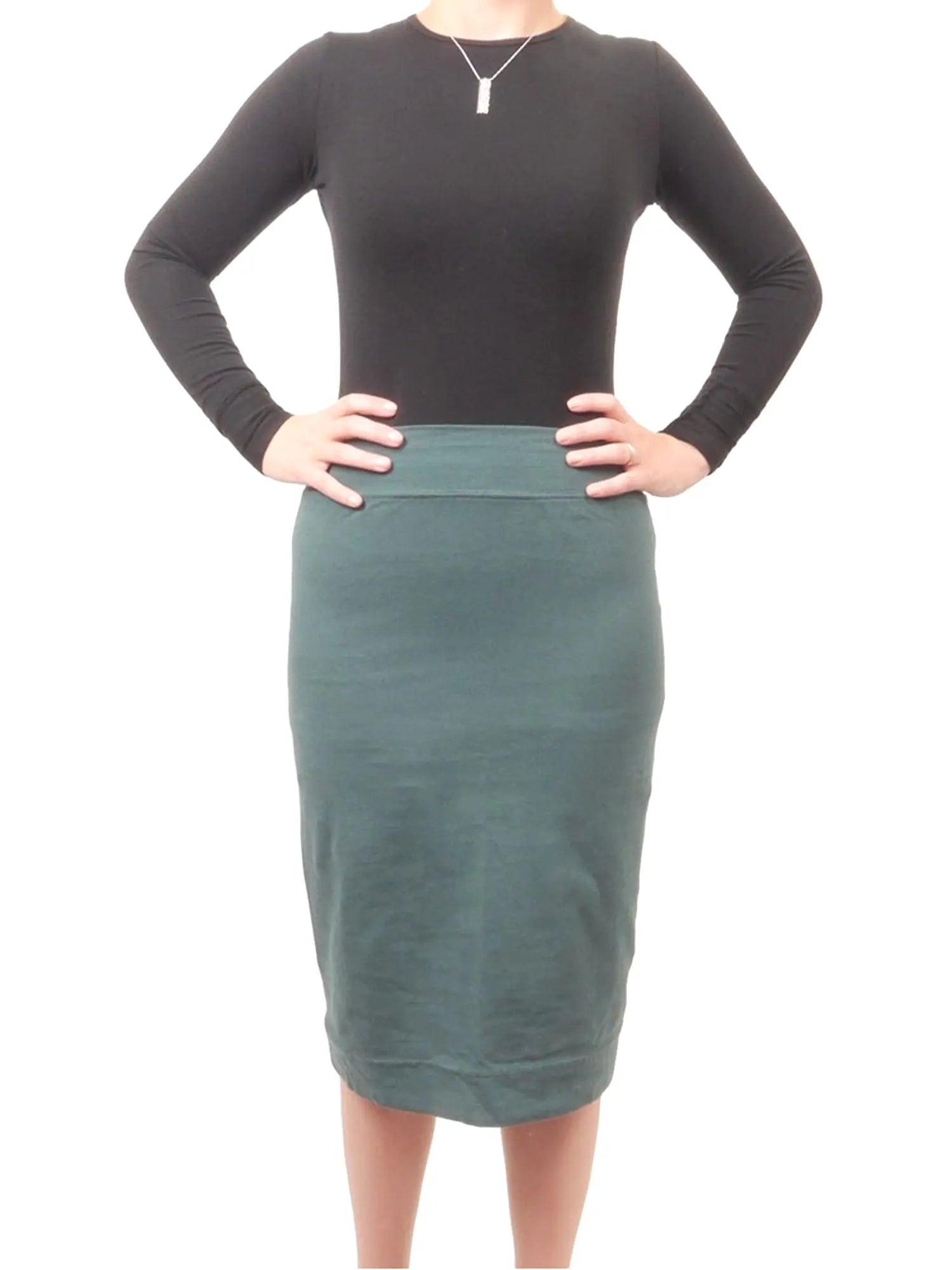 Hard Tail Cotton Pencil Skirt W-321 Product Image