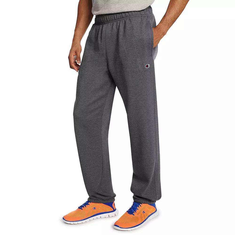 Mens Champion Cinched Fleece Pants Blue Product Image