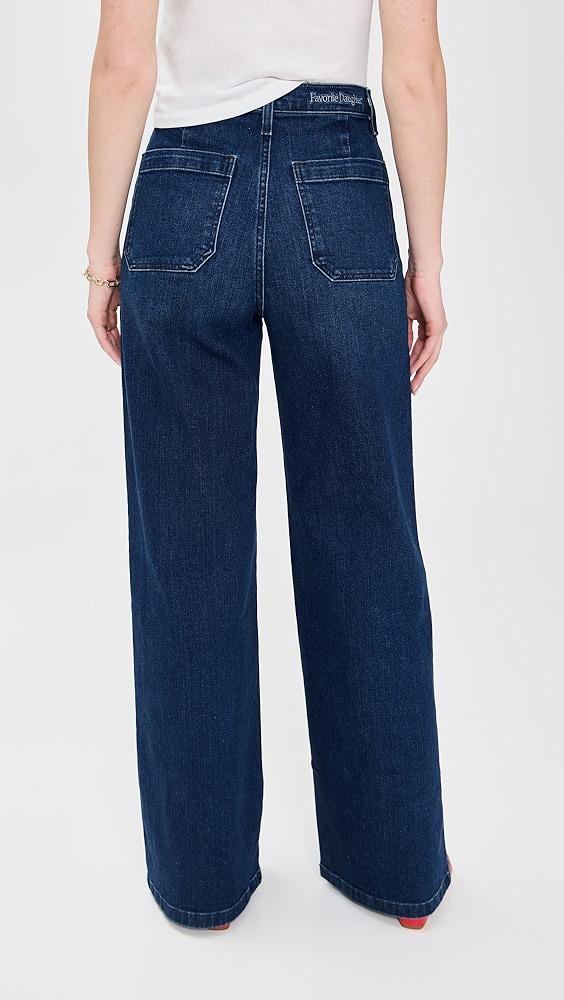 Favorite Daughter The Mischa Super High Rise Wide Leg Jeans | Shopbop Product Image