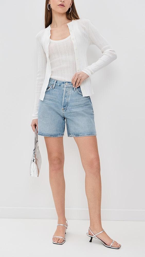 AGOLDE Dame Shorts: High Rise Baggy | Shopbop Product Image