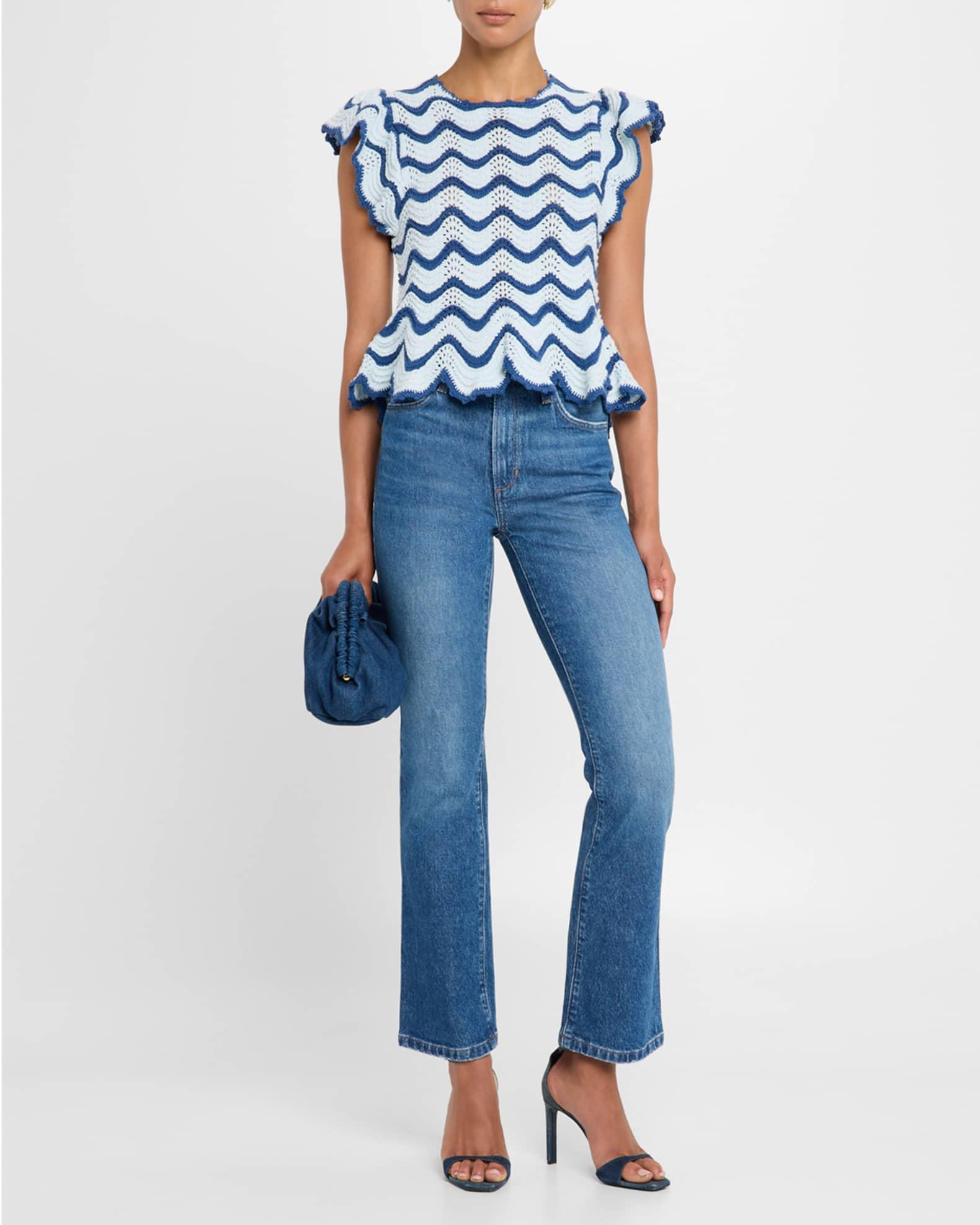 The Morgan Straight-Leg Ankle Jeans  Product Image