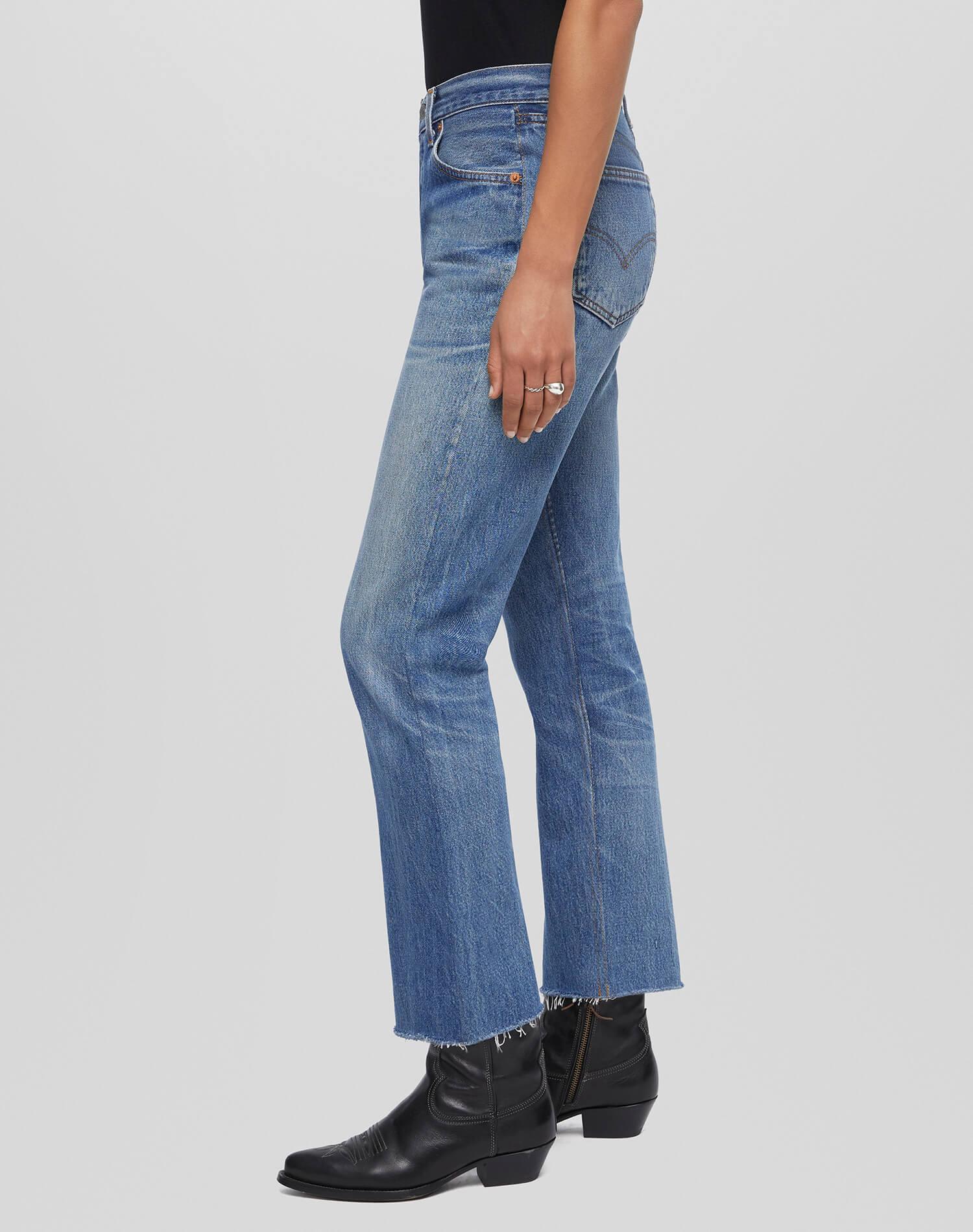 Levi's High Rise Stove Pipe - Indigo Product Image