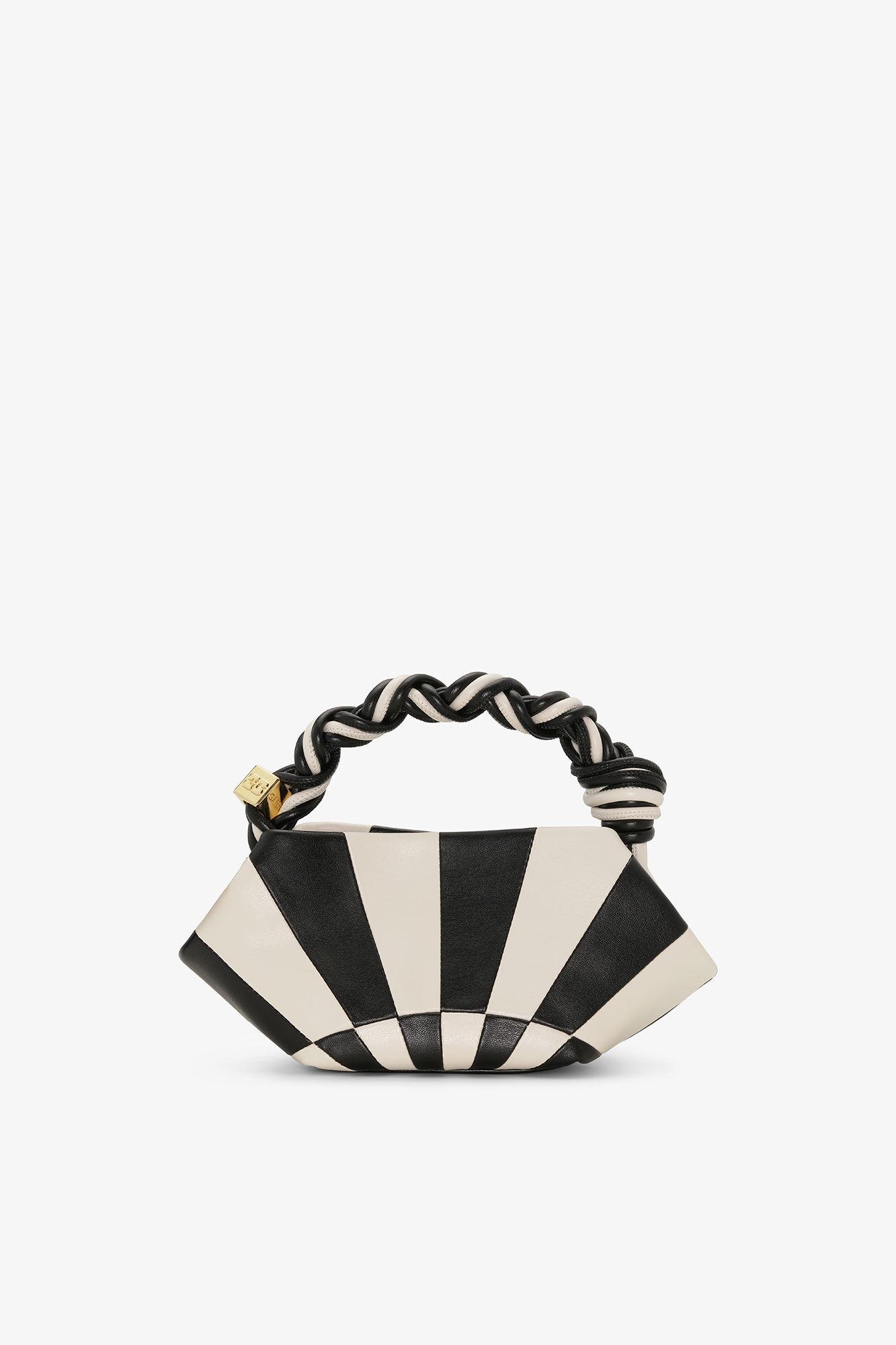 Black and White Mini GANNI Bou Bag Product Image