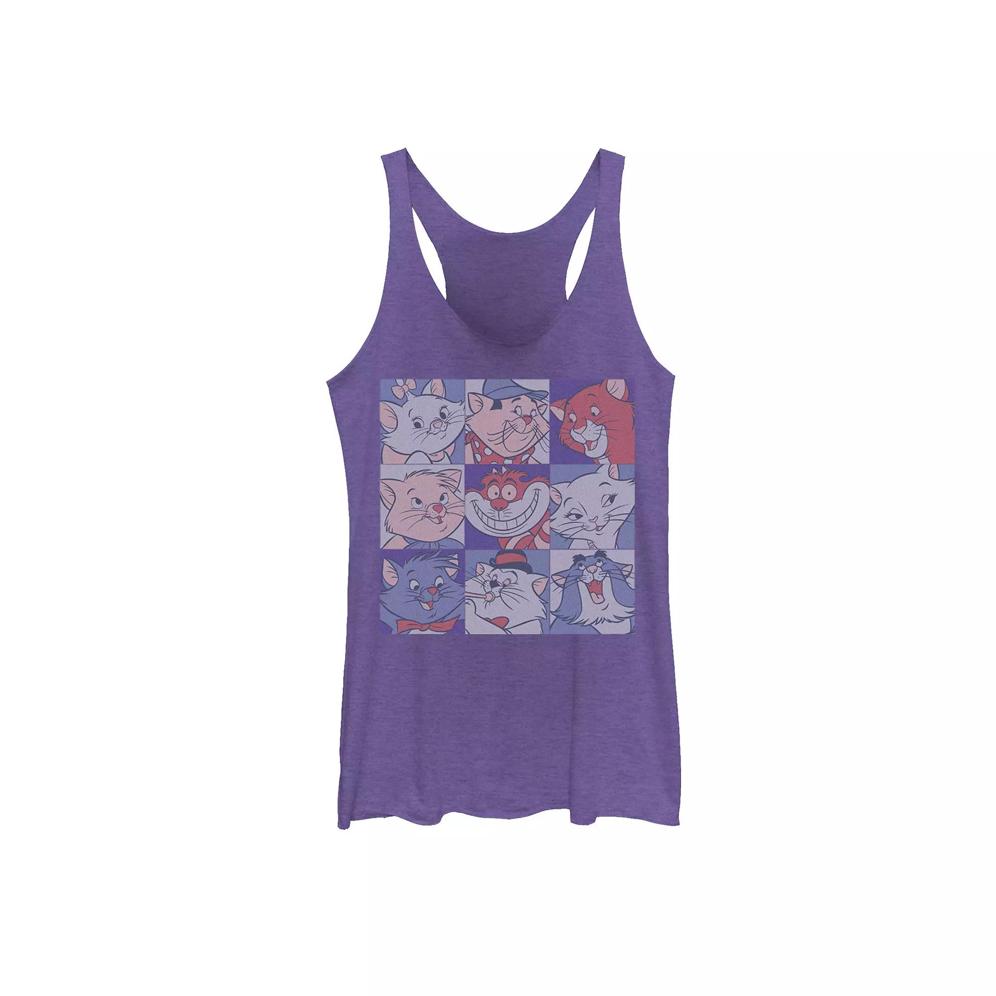 Juniors' Disney Cats Squared Group Shot Tank Top, Girl's,  Product Image