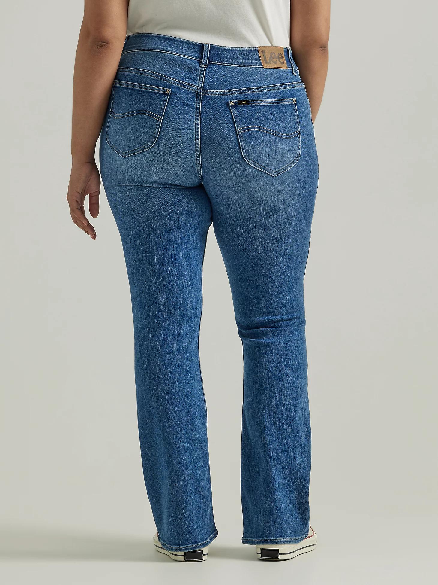 Women's Ultra Lux Comfort with Flex Motion Bootcut Jean (Plus) | Women's Jeans | Lee® Product Image