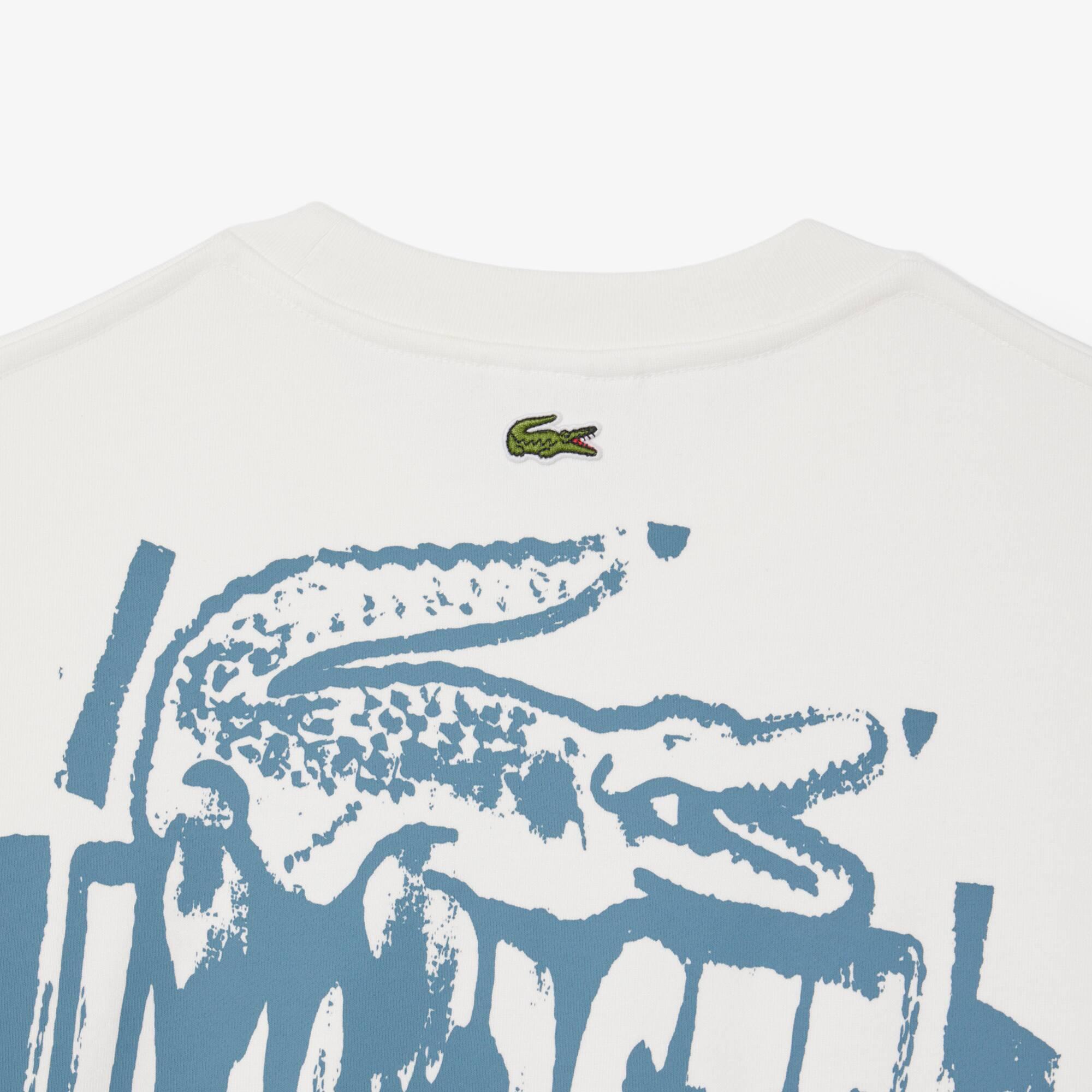 Men's Graphic Print Fleece Sweatshirt Product Image