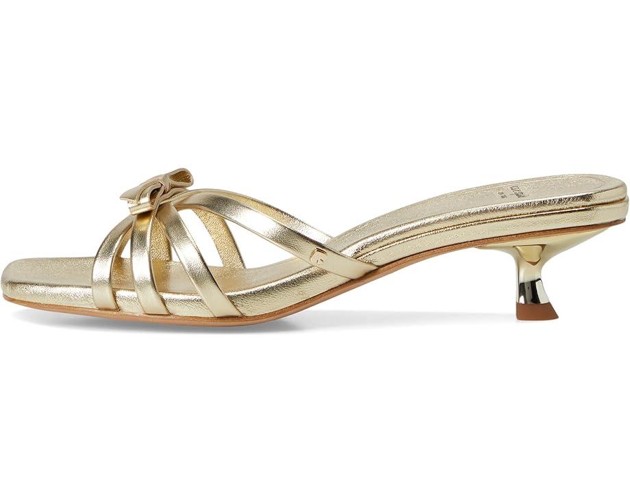 Carolina Pebbled Leather Kitten Heel Sandals Product Image