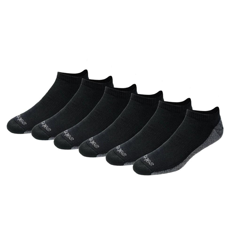 Dickies Men's 6pk Moisture Control Low-Cut Socks - White 6-12 Product Image