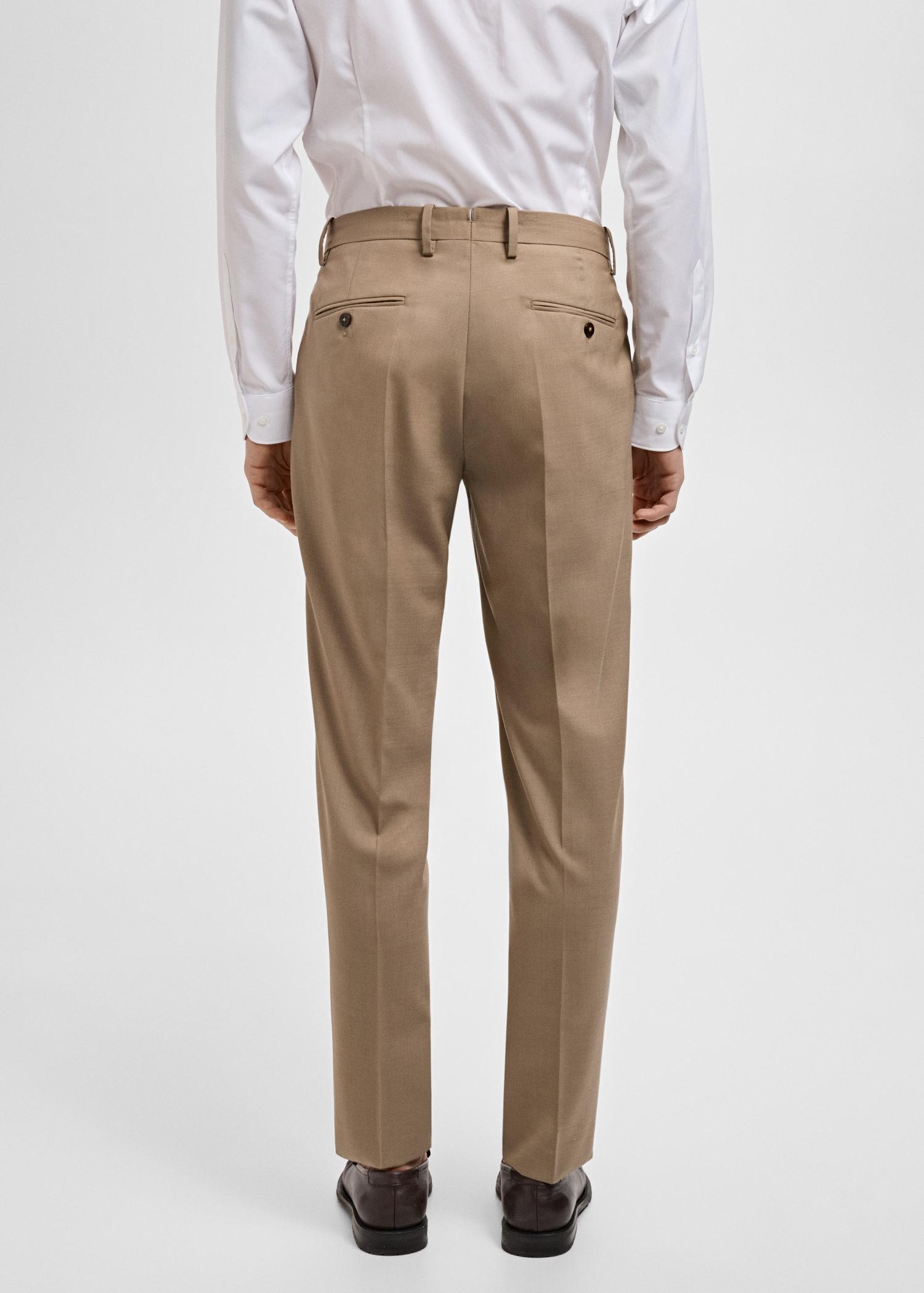 Turin 100% virgin wool suit pants - Men | MANGO USA Product Image